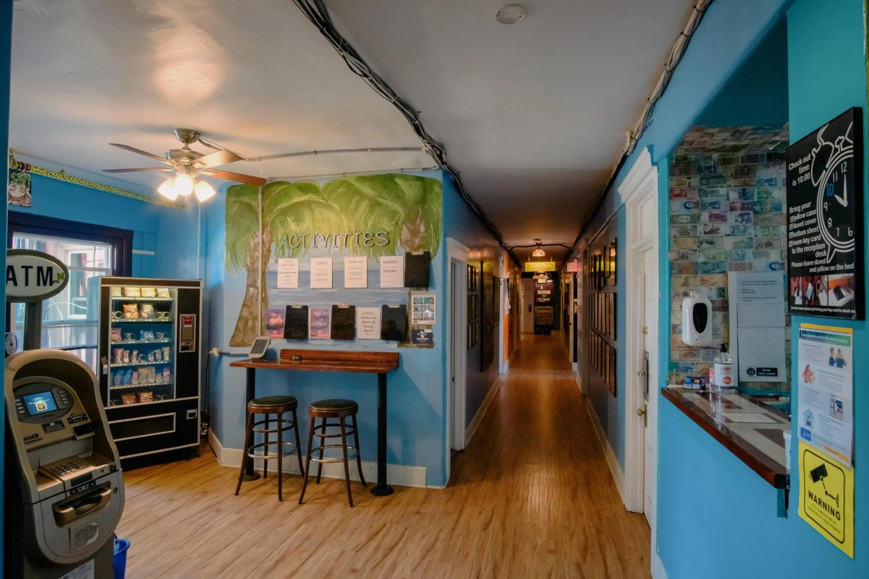 Lobby or reception in Lucky D's Youth and Traveler's Hostel