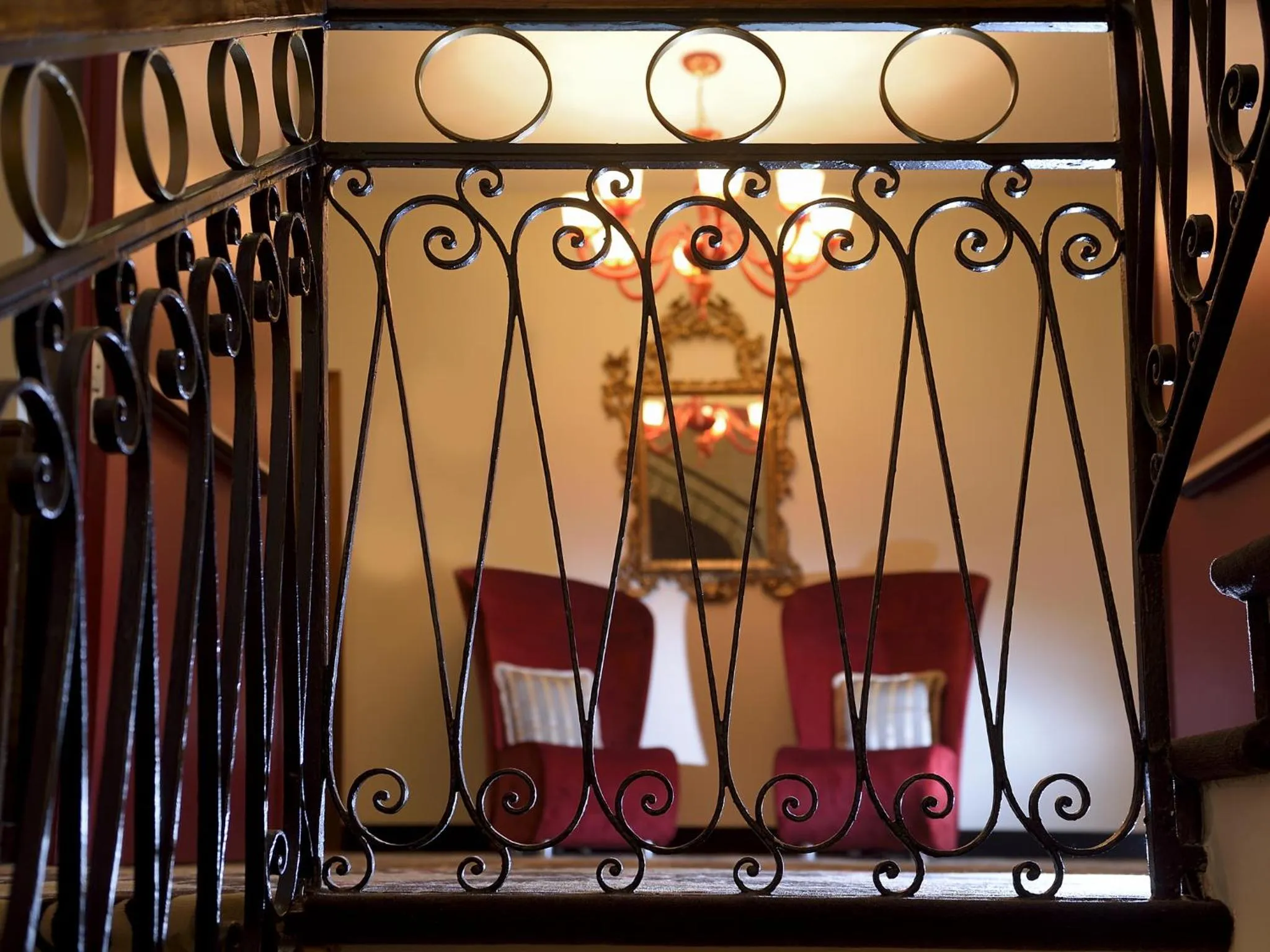 Decorative detail in Hotel Amadeus