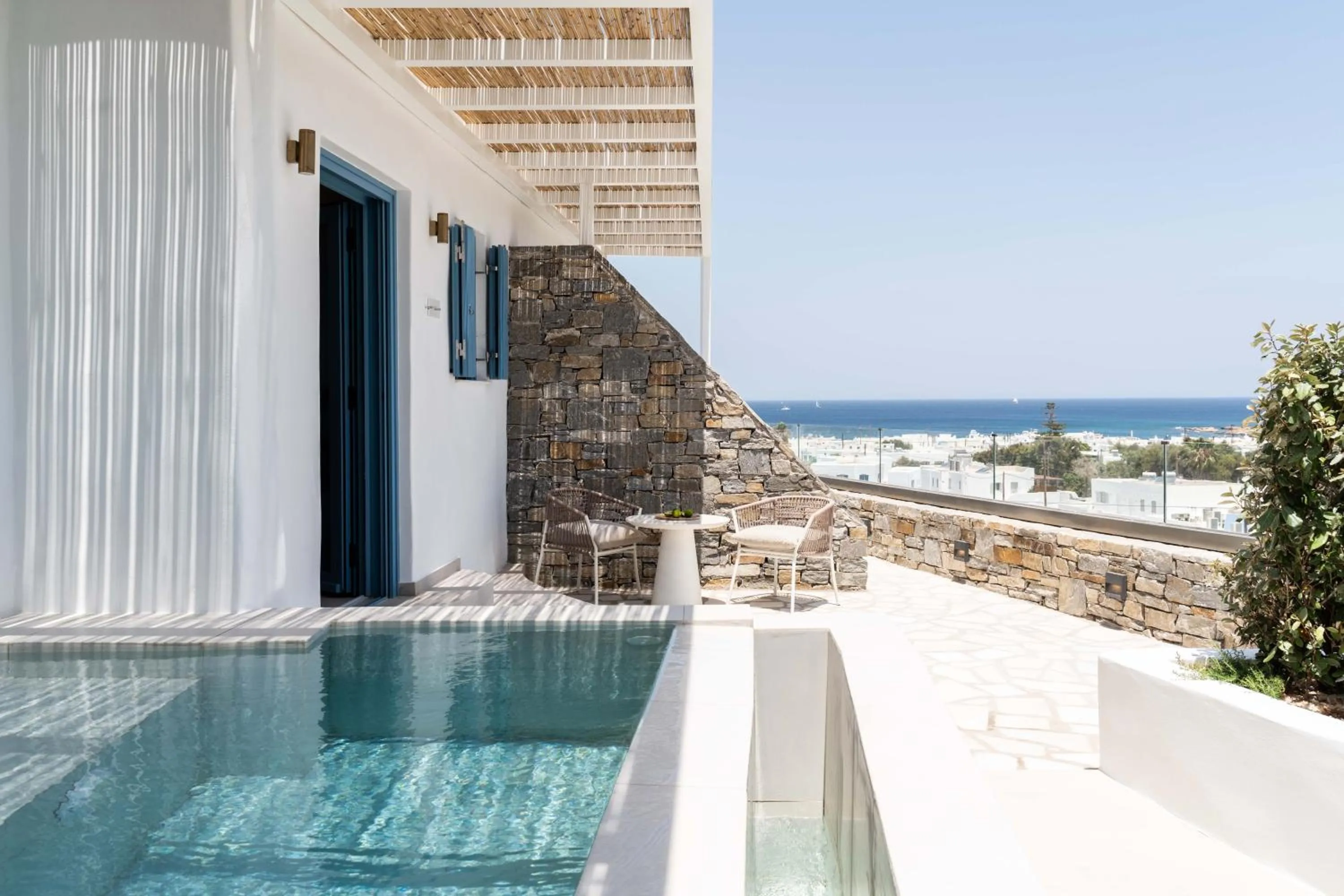 Sea view in Aura Suites Paros