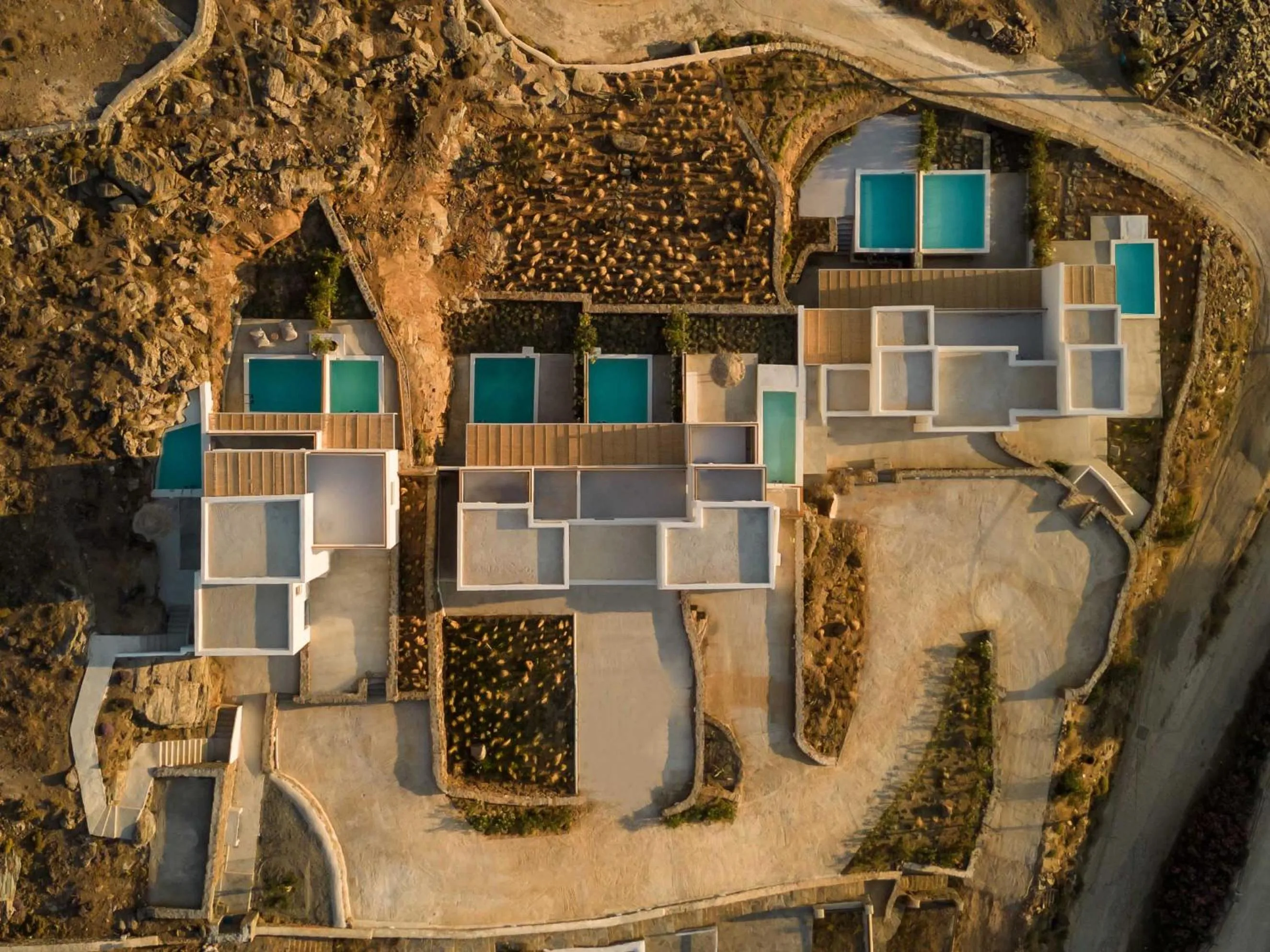 Property building in Aura Villas Tinos