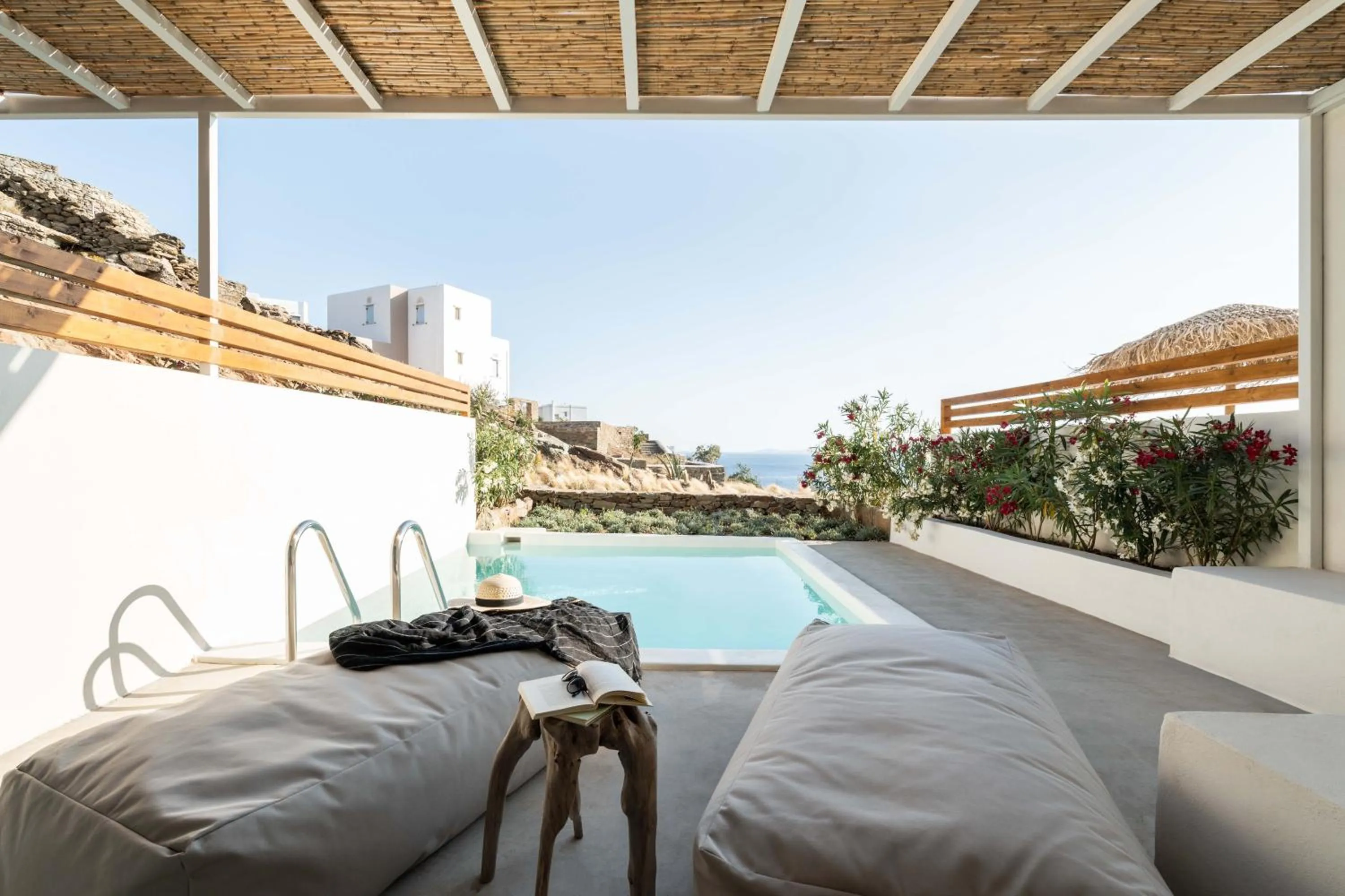 Swimming pool in Aura Villas Tinos