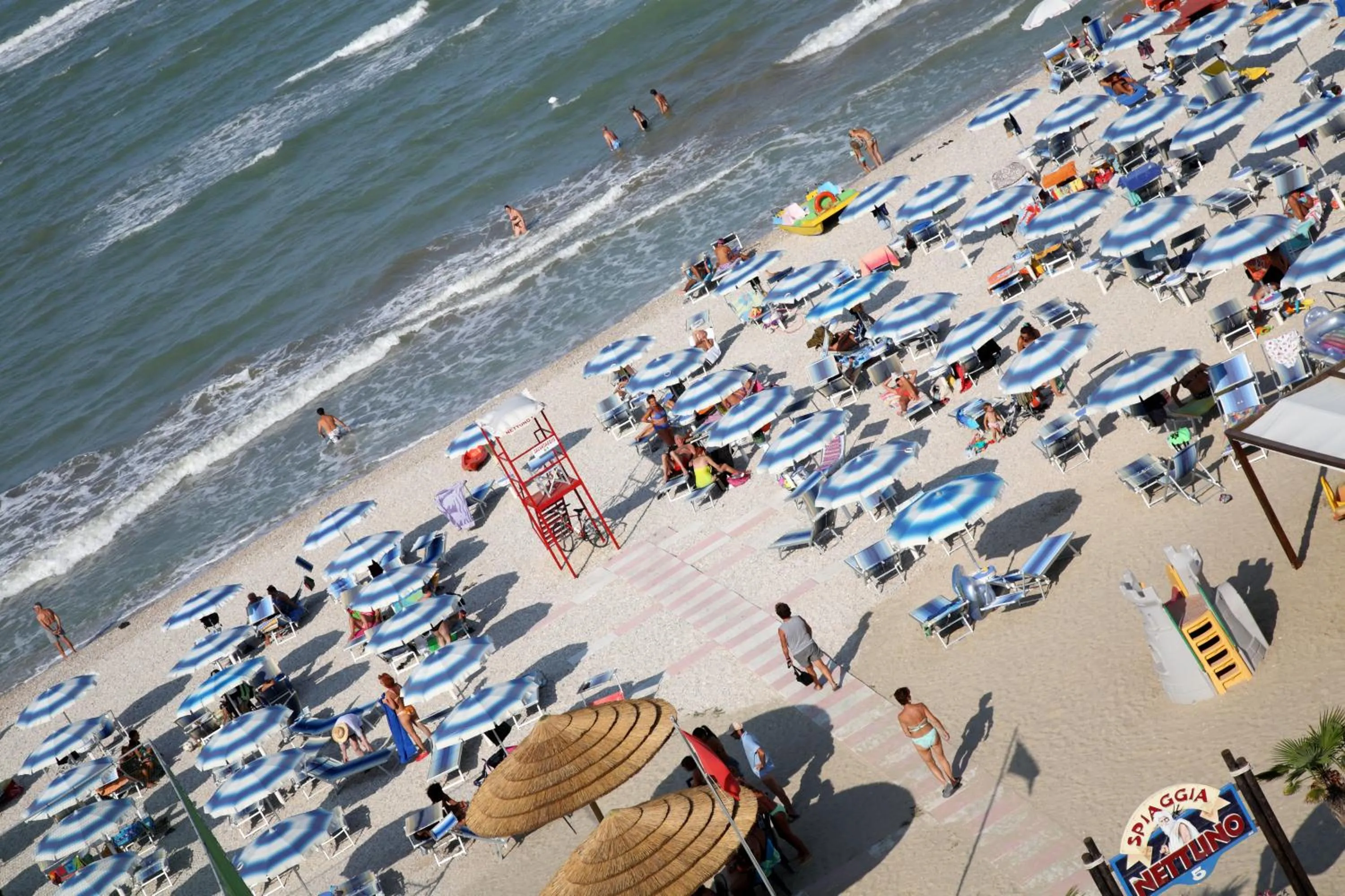 Beach in Abbazia Club Hotel Marotta