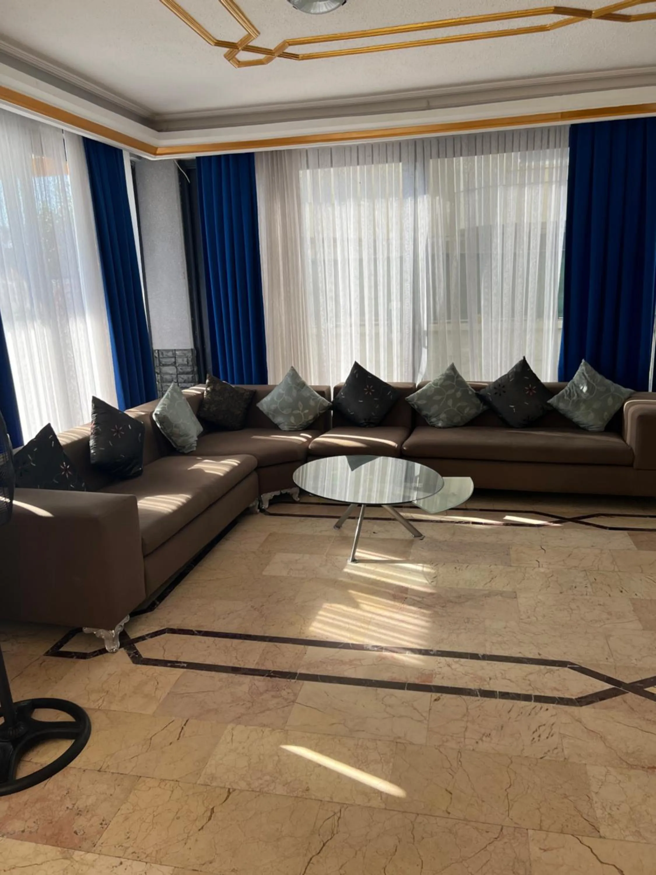Seating area in Moray & Duka Hotel