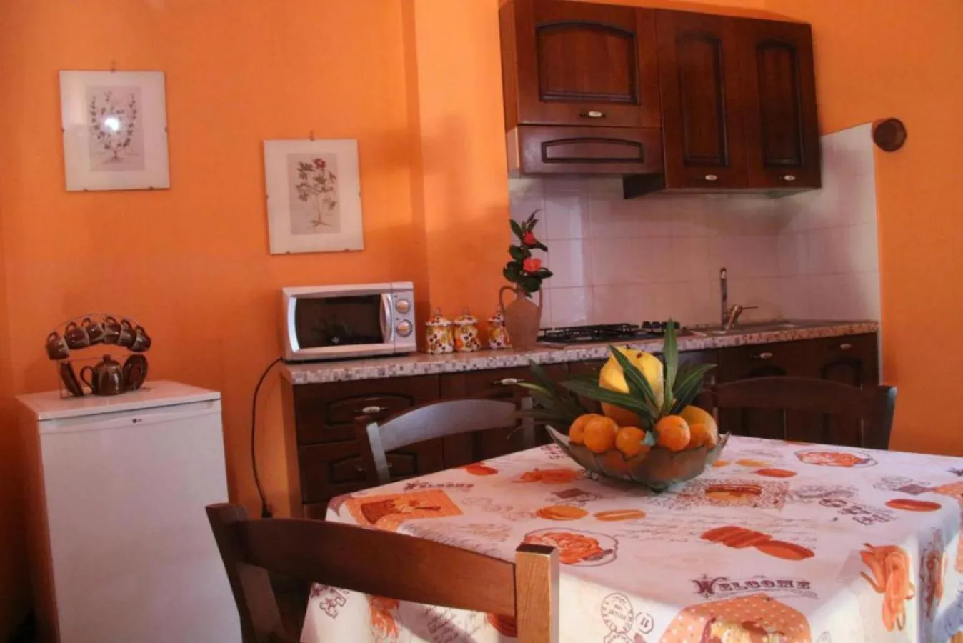 Kitchen or kitchenette in Agriturismo Santa Margherita