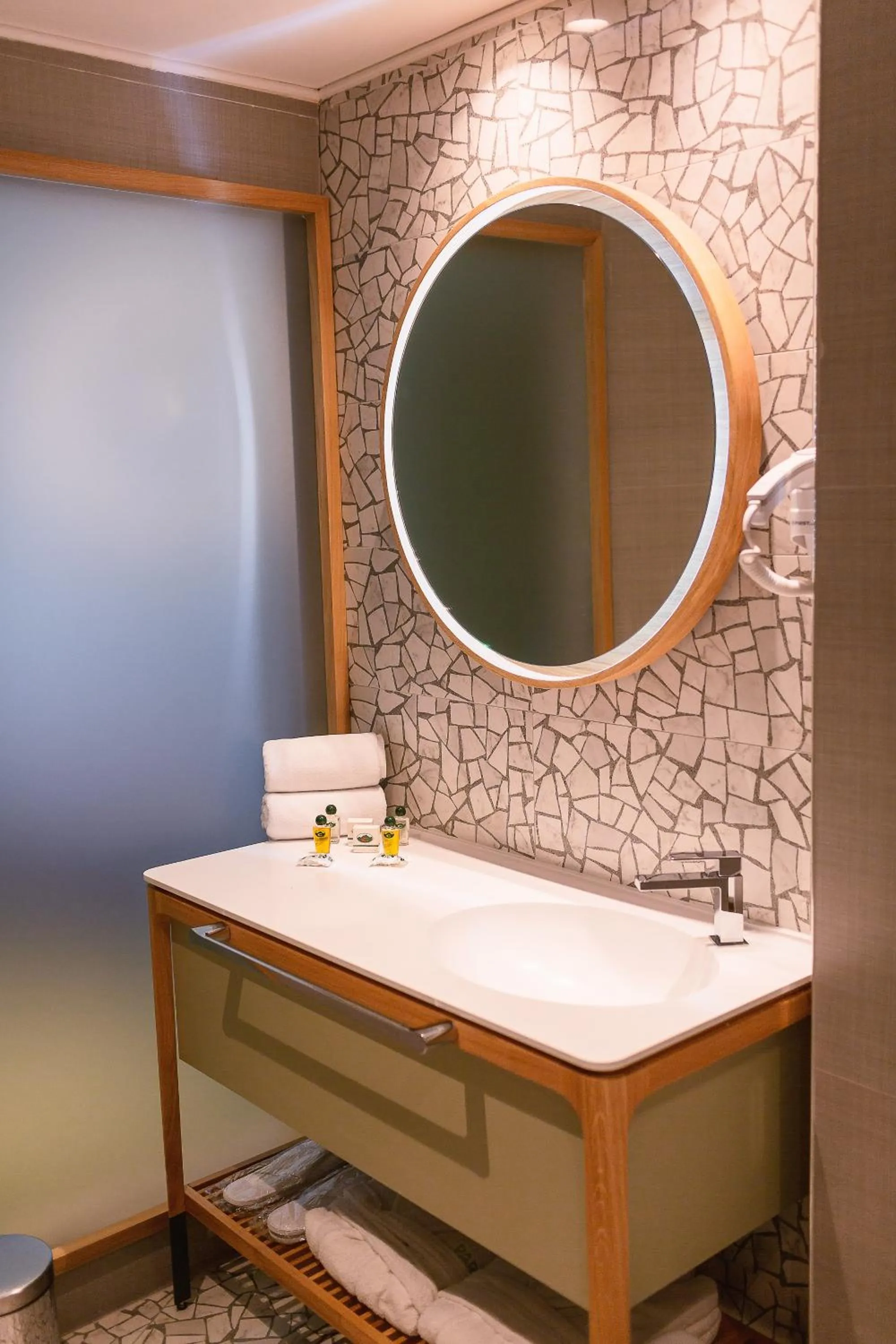 Bathroom in Carine Hotel Centar