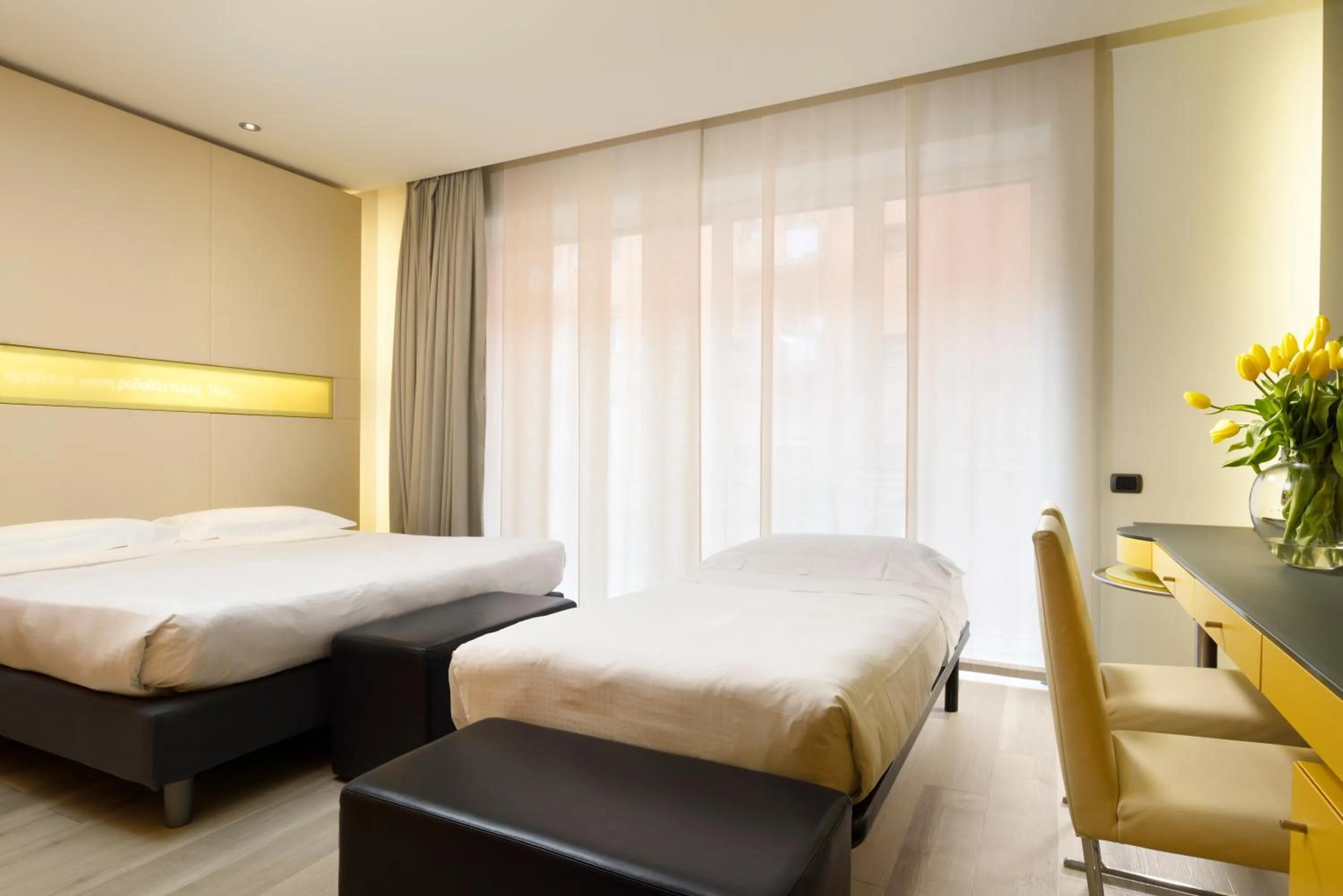 Bedroom, Bed in UNA Hotels Bologna Centro
