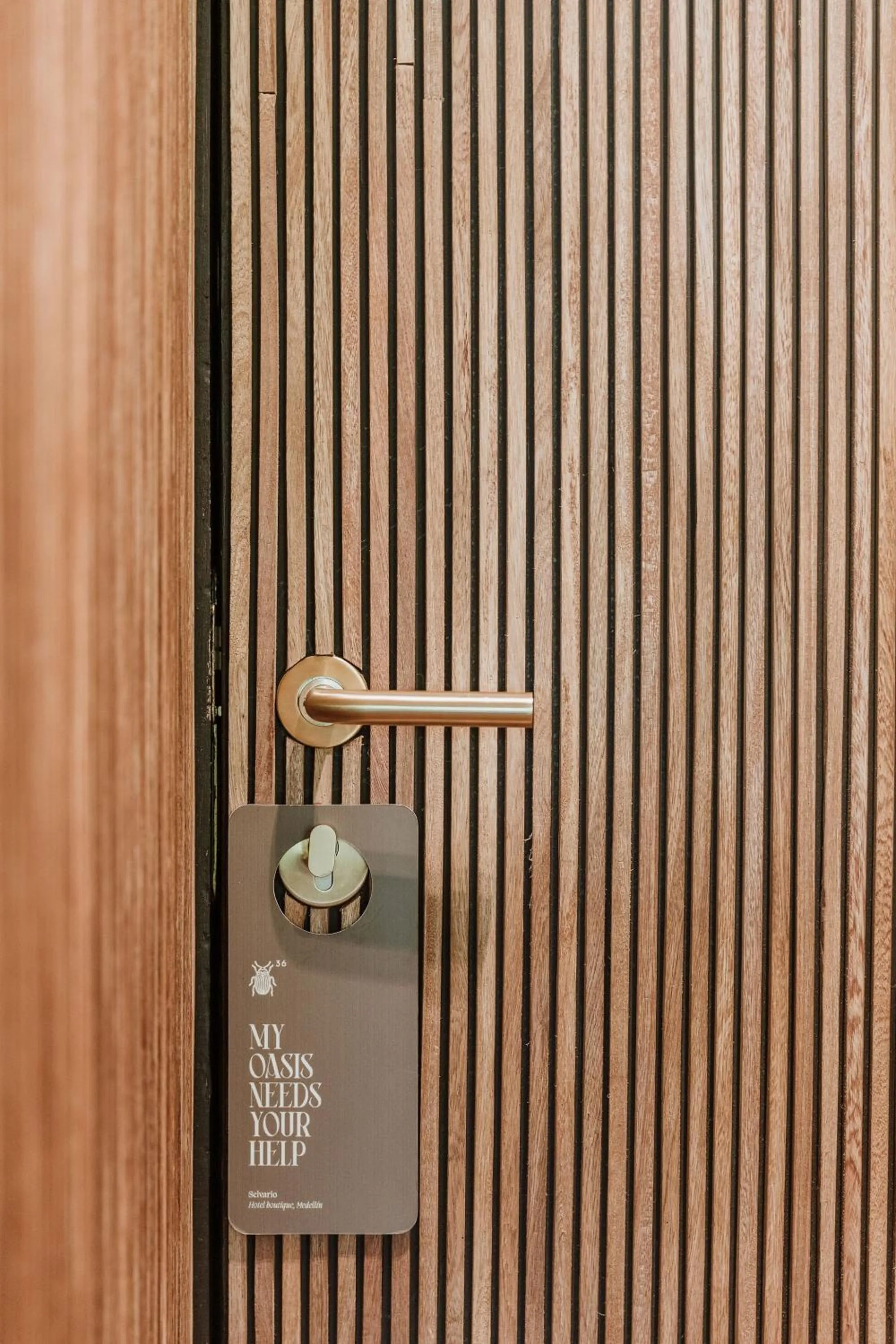 Decorative detail in Selvario 36 Hotel