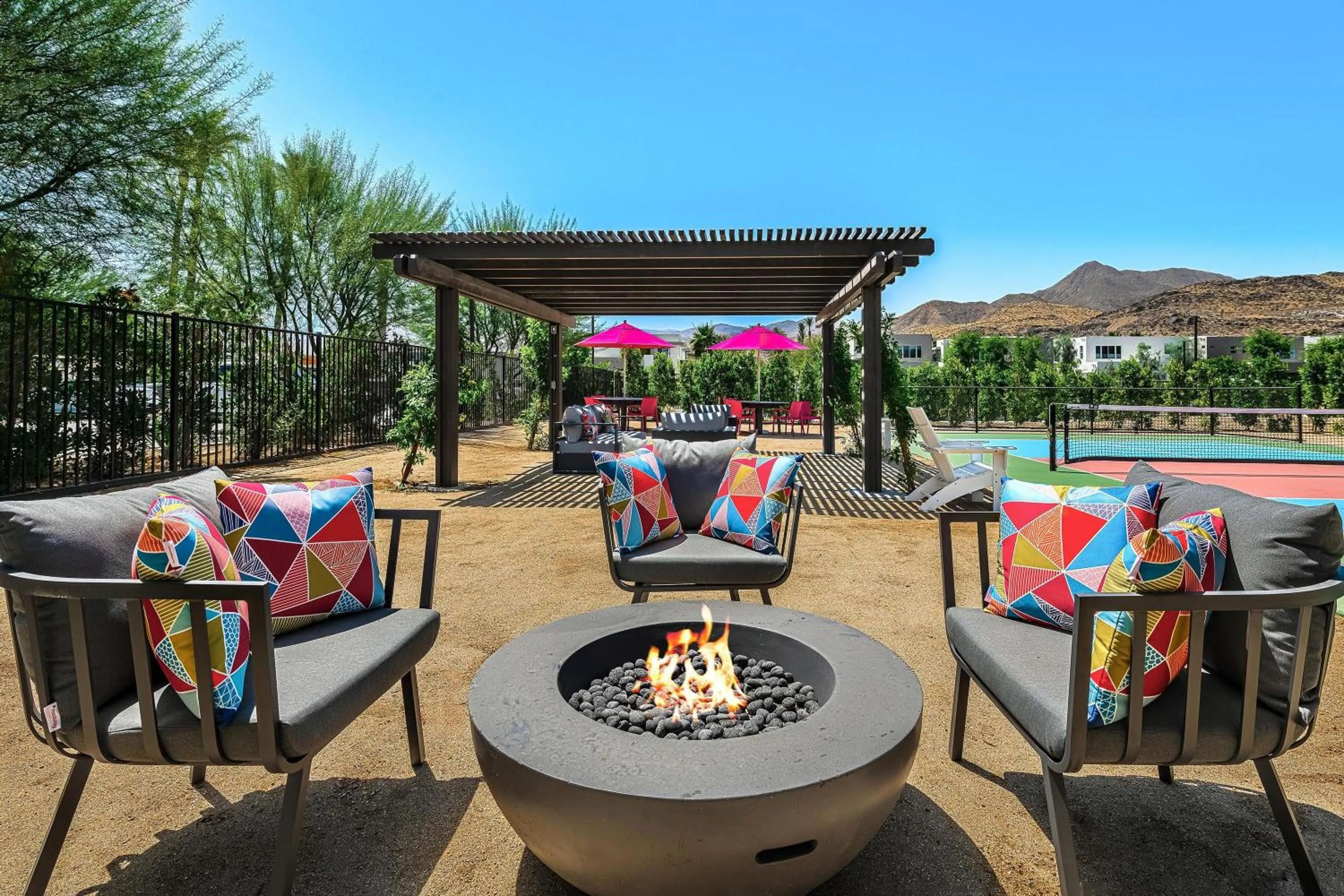 Tennis court in The Paloma Resort