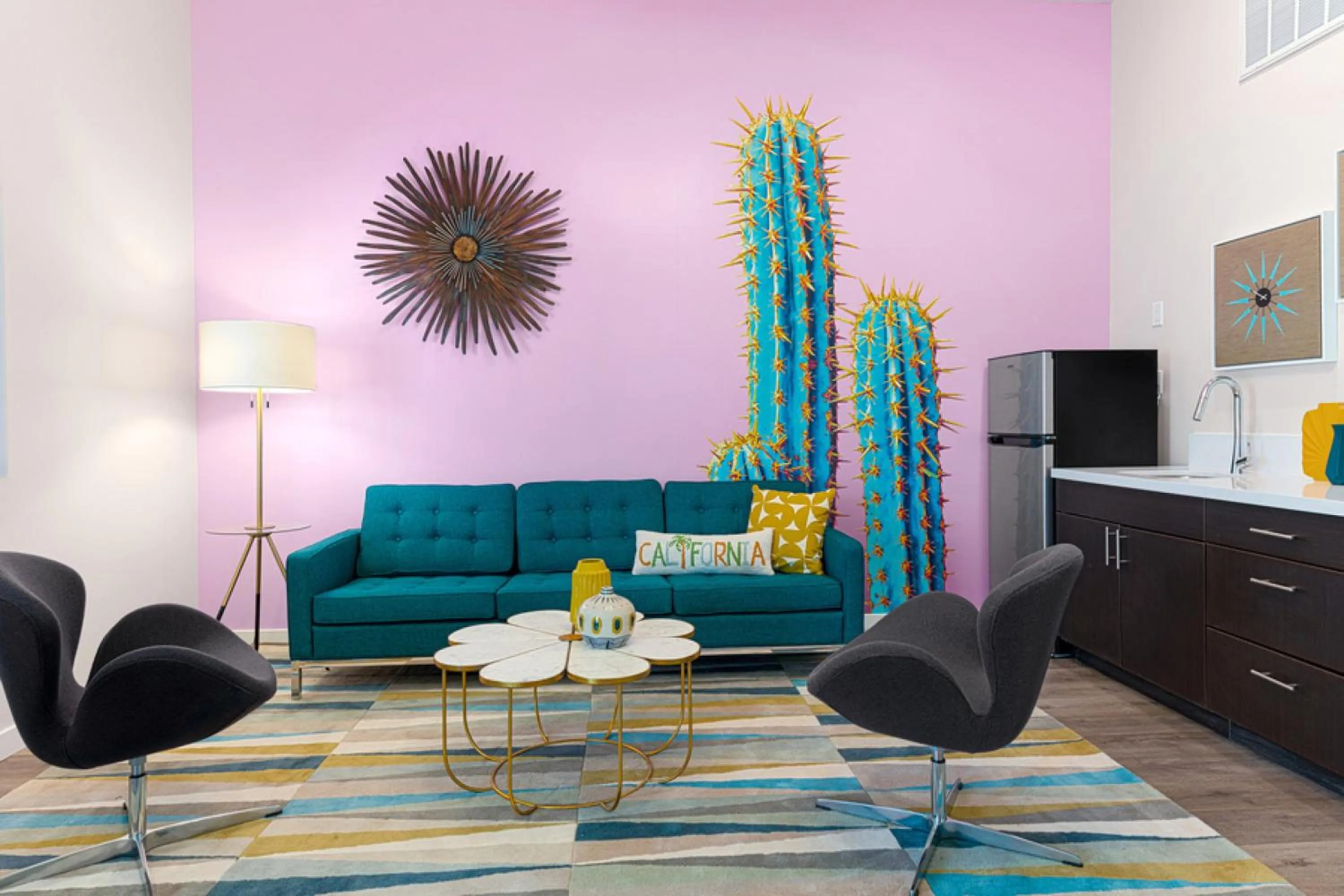 Seating area in The Paloma Resort