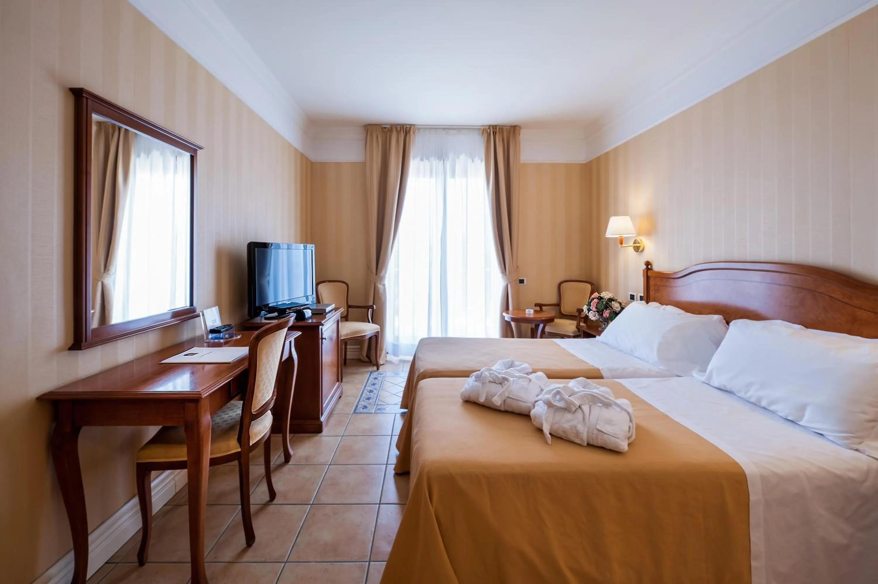 Bed in Dioscuri Bay Palace