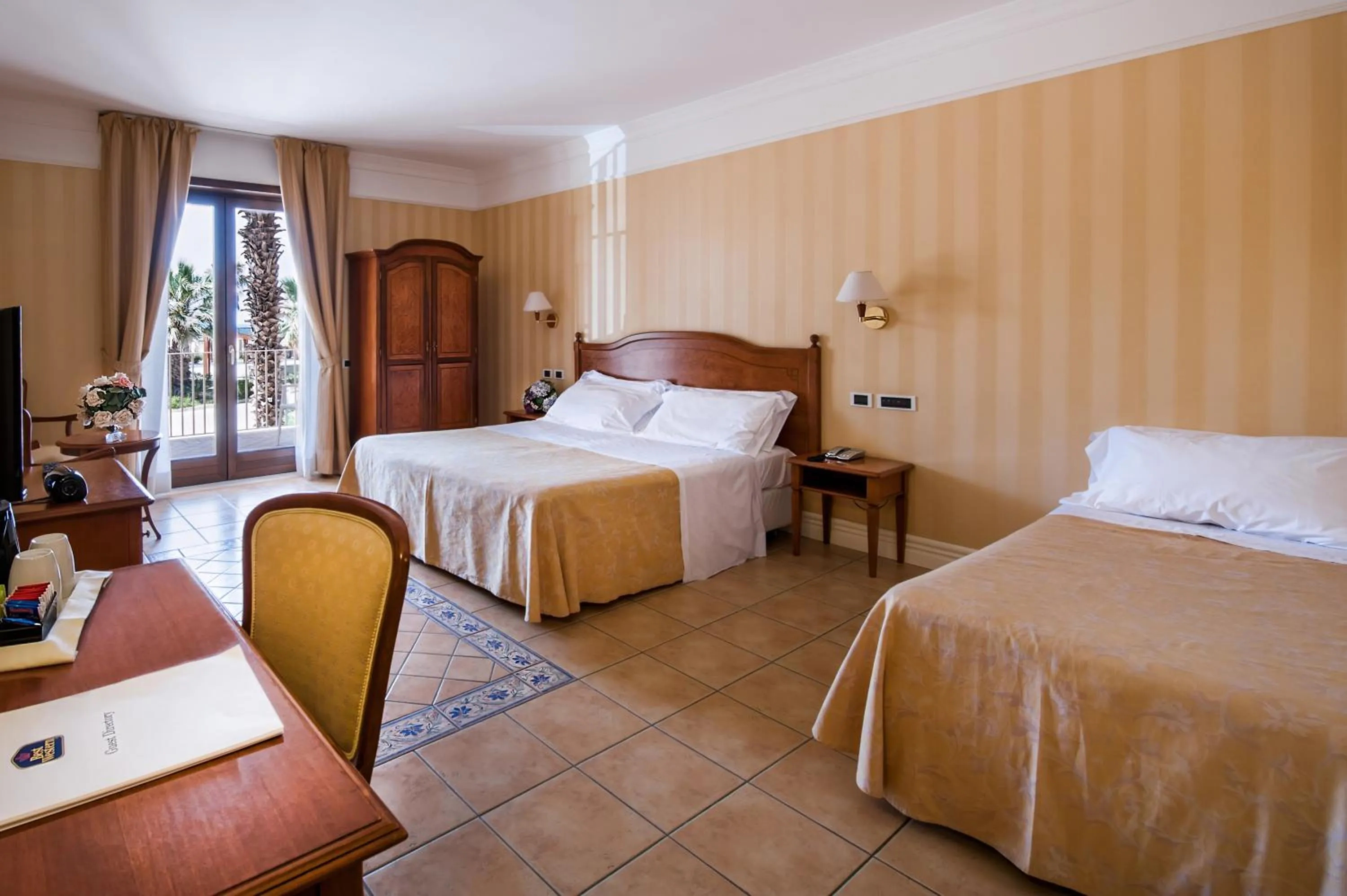 Bed in Dioscuri Bay Palace