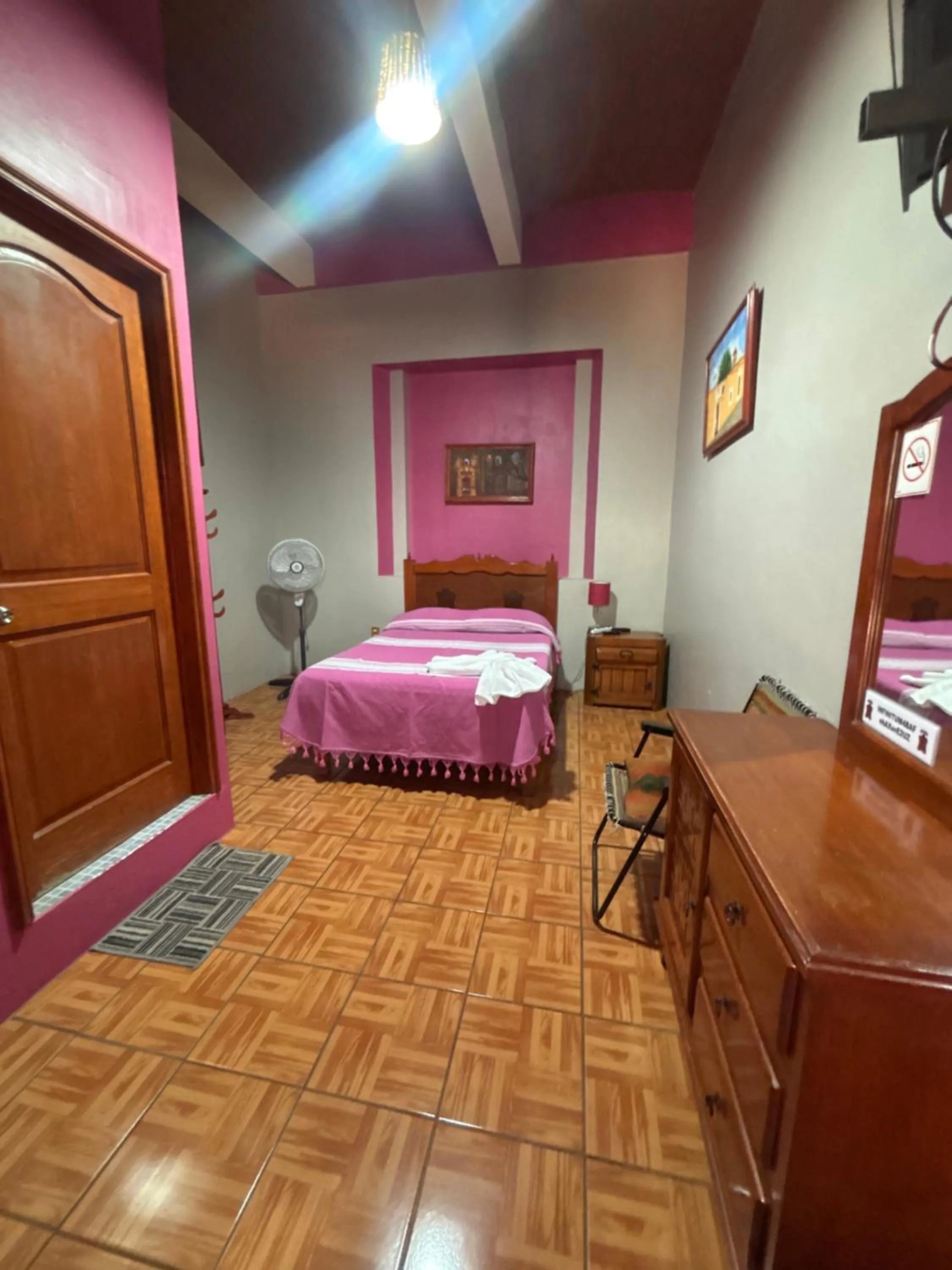 Bed in Hotel Posada "Mi Rosita"