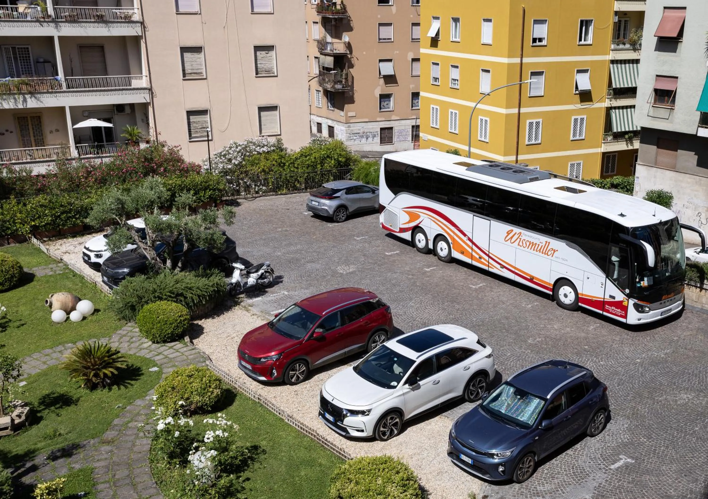 Parking in Grand Hotel Tiberio