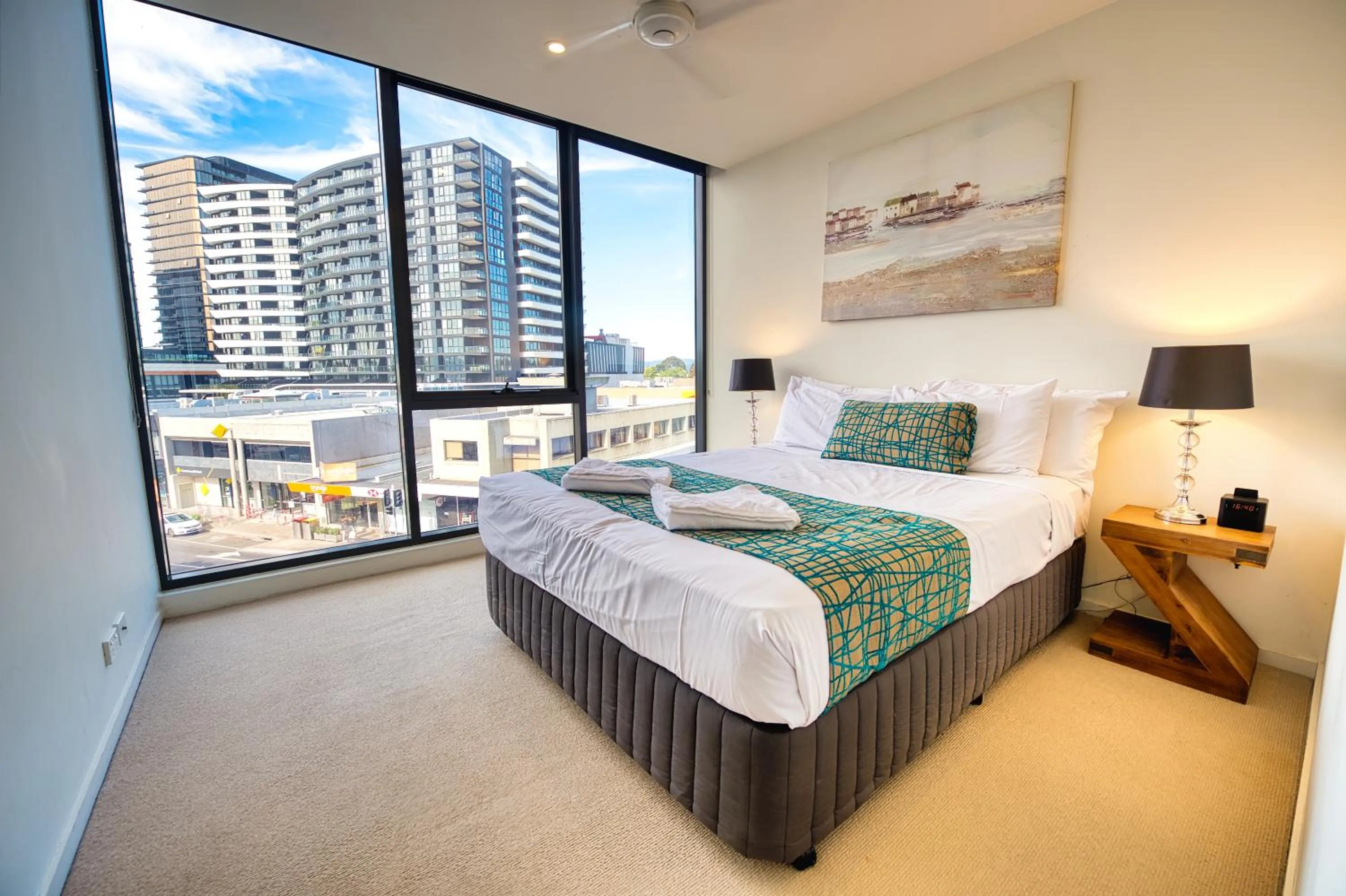 Bedroom, Bed in Park Avenue - IKON Glen Waverley