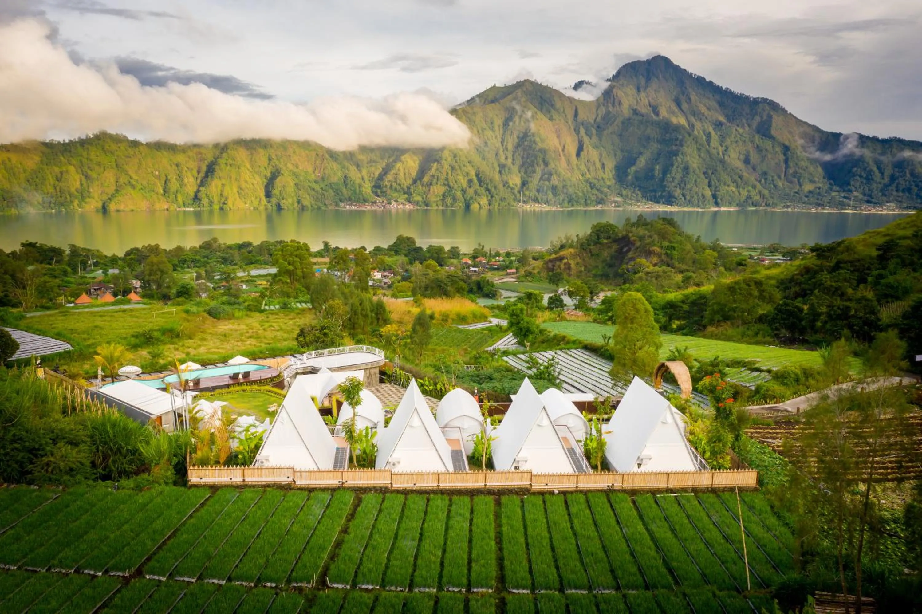 Natural landscape in The Dewi Kintamani Luxury Glamping and Natural Hotspring