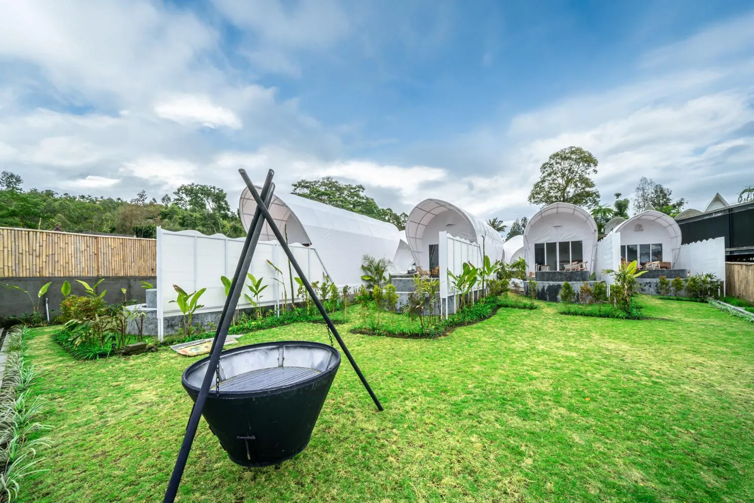 Garden in The Dewi Kintamani Luxury Glamping and Natural Hotspring
