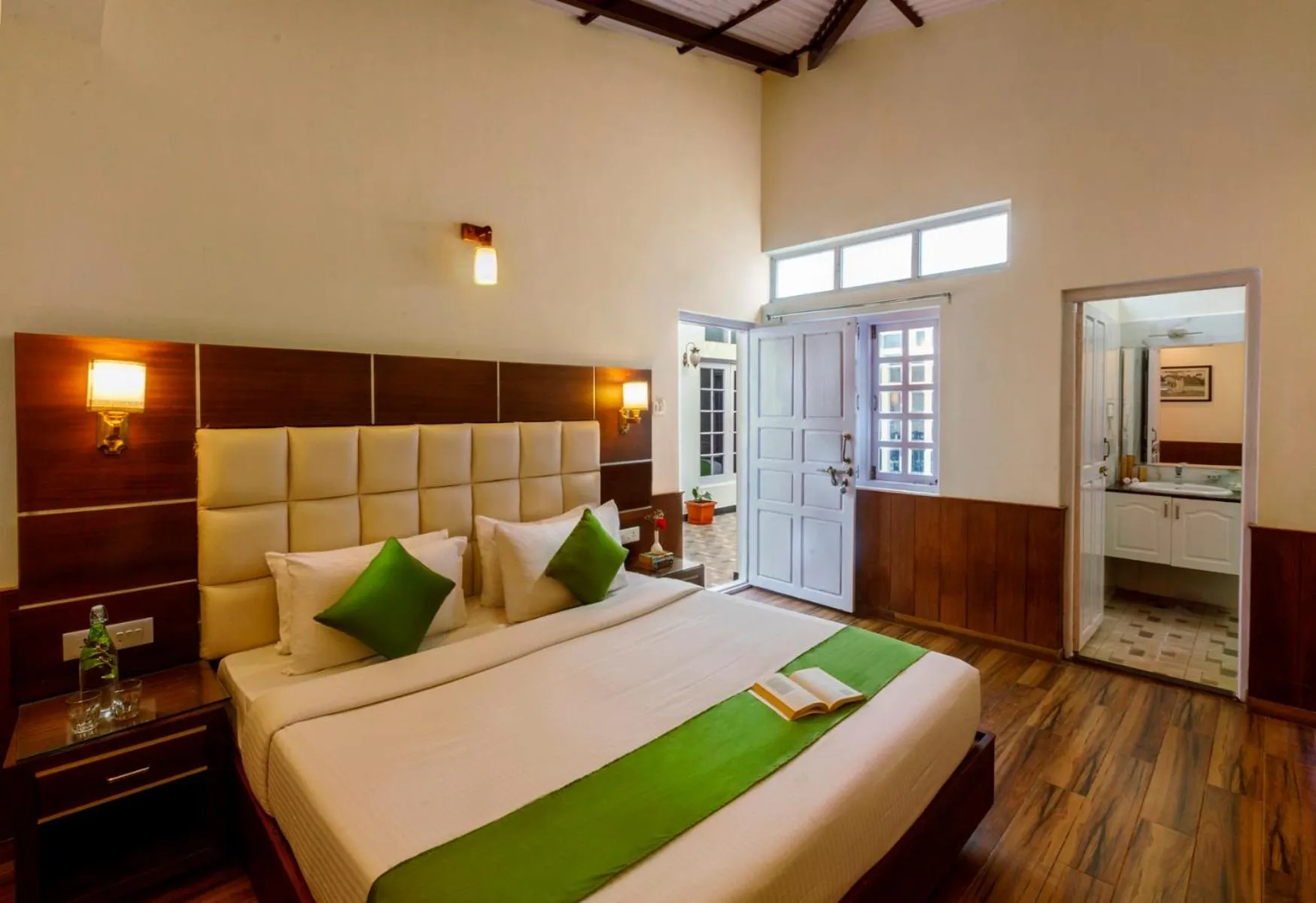 Bathroom, Bed in Rosewood by Nature Resorts and Stays