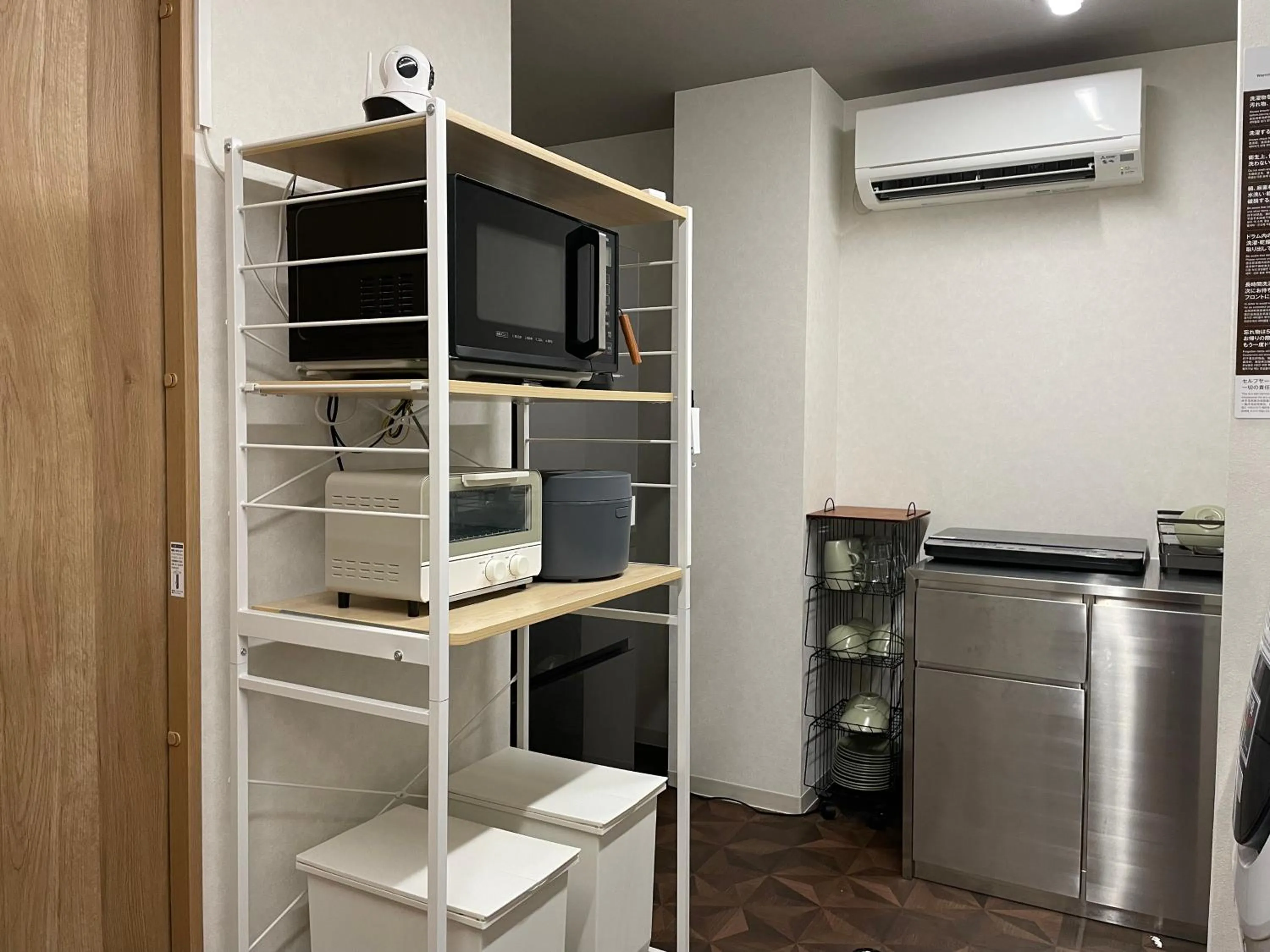 Communal kitchen in R Hotel Namba