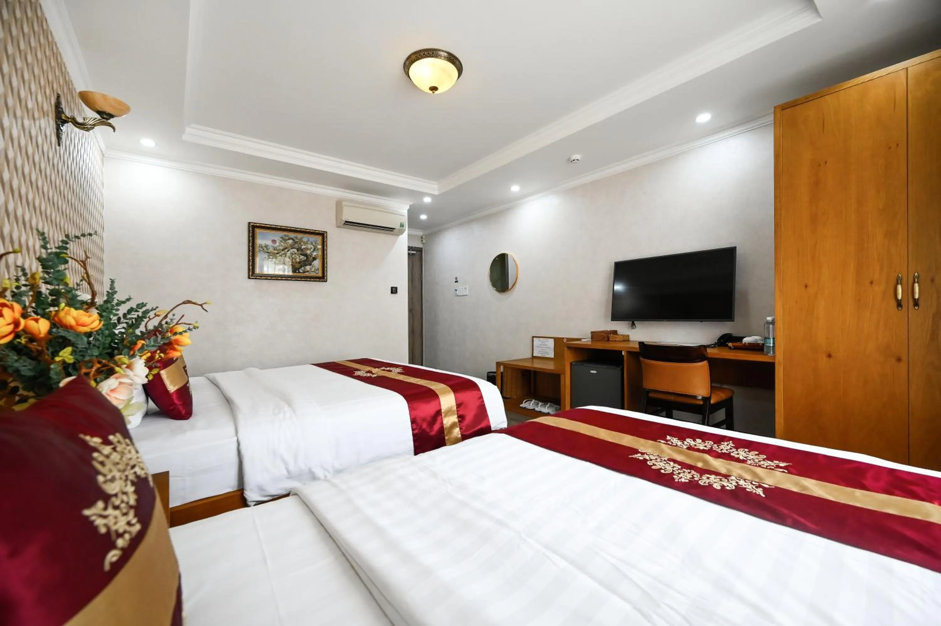 Bed in The River Park Hotel