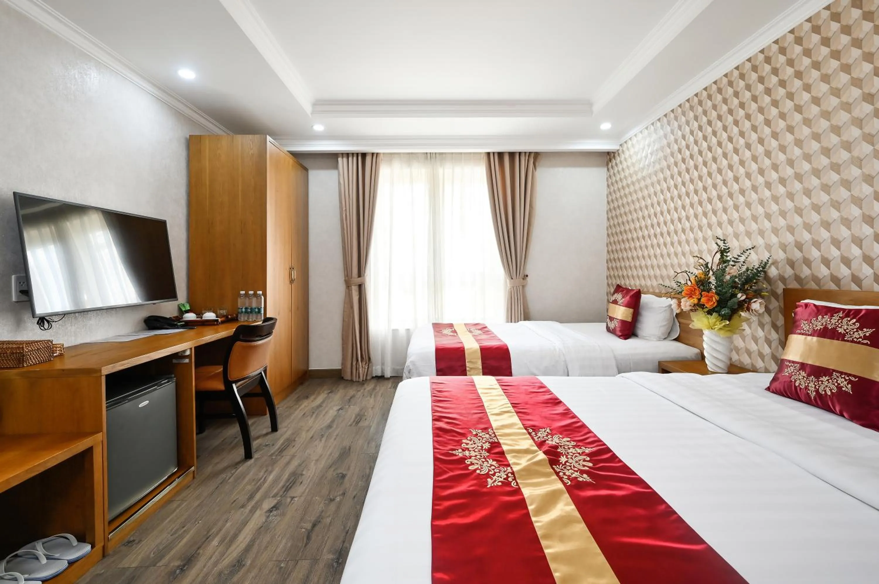 Bed in The River Park Hotel