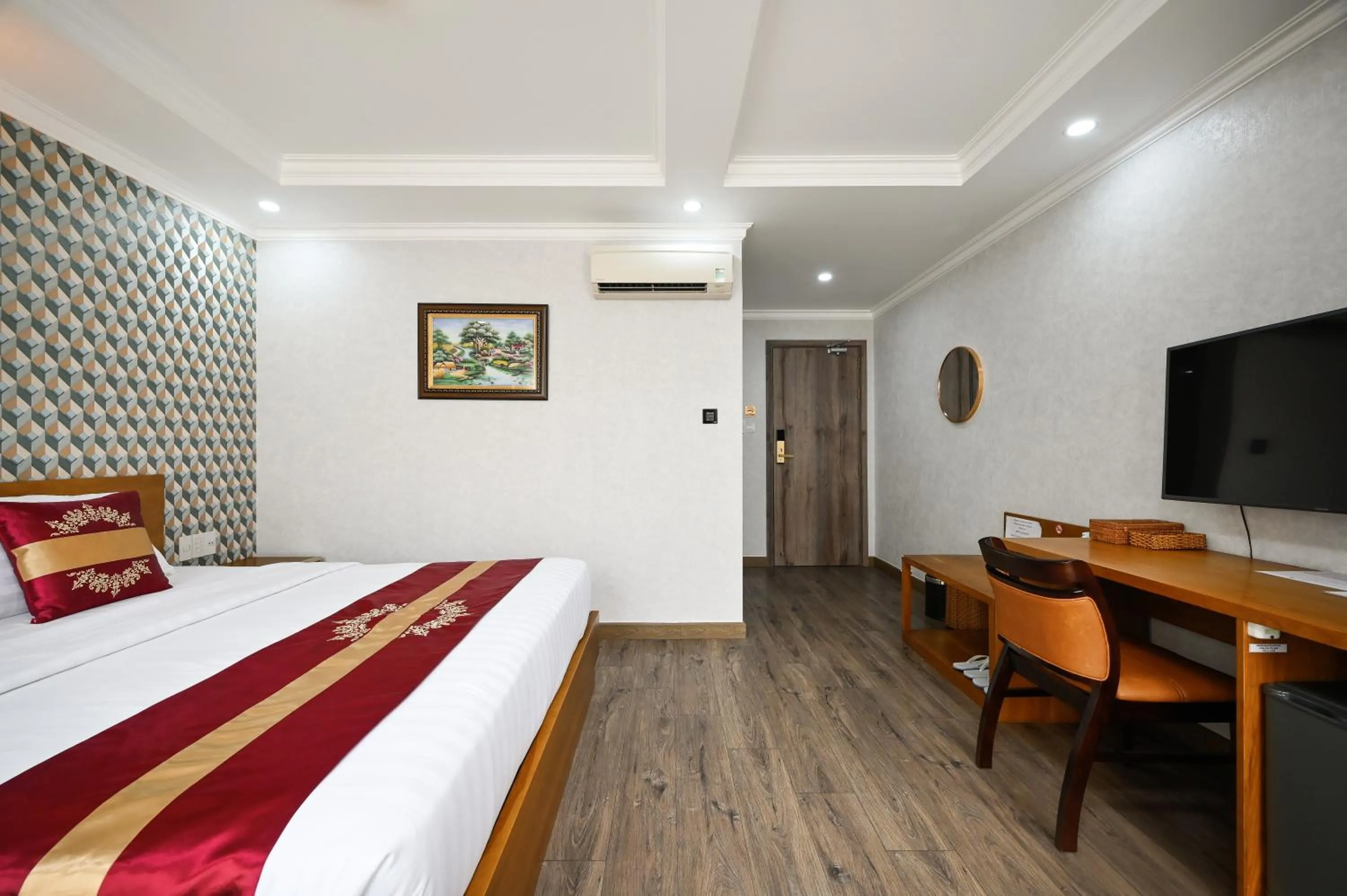 Bed in The River Park Hotel