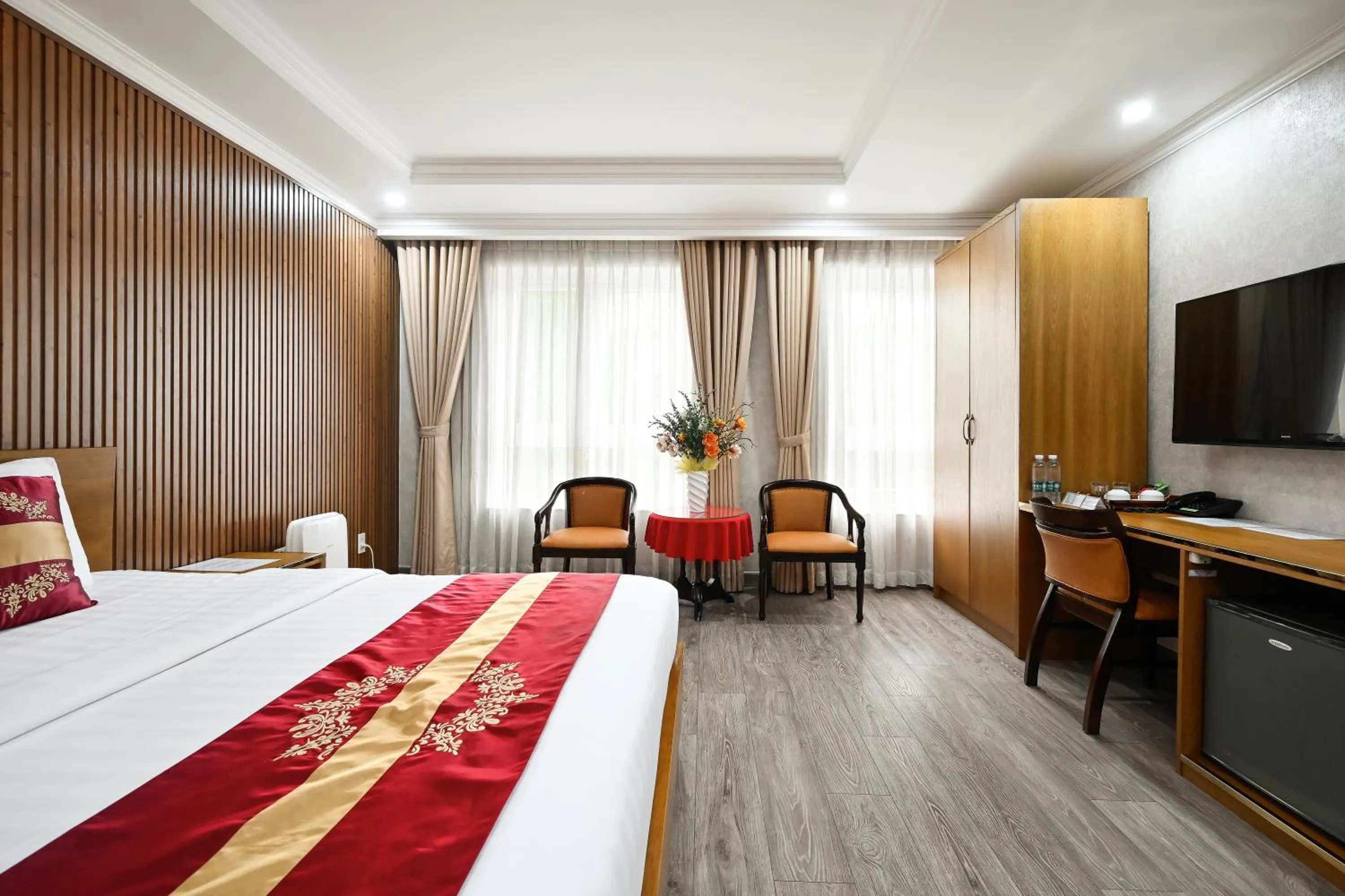 Bed in The River Park Hotel