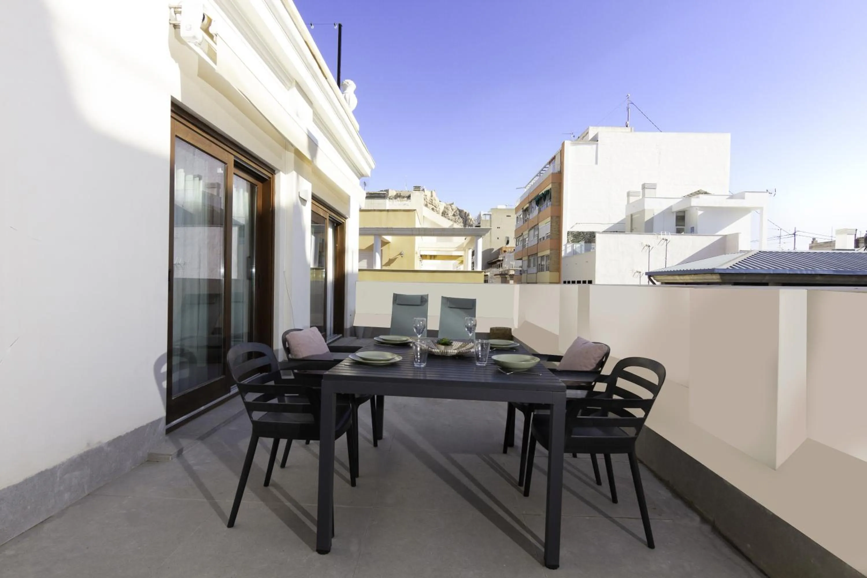 Balcony/Terrace in Apartamentos Teatro by Be Alicante