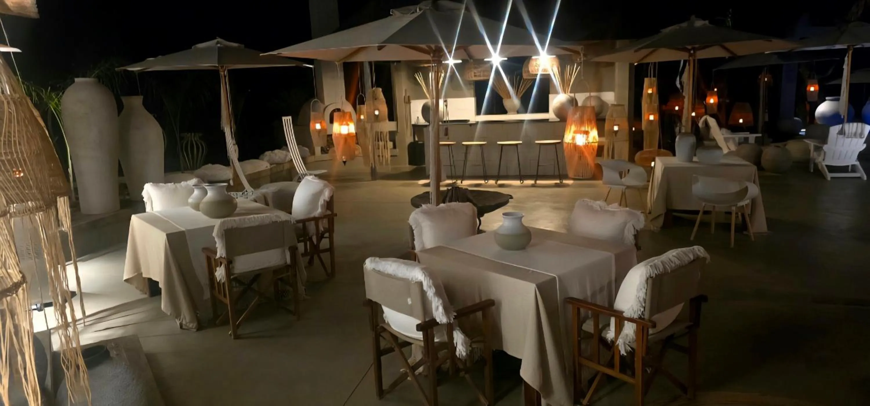 Patio in African Flair Boutique Safari Lodge