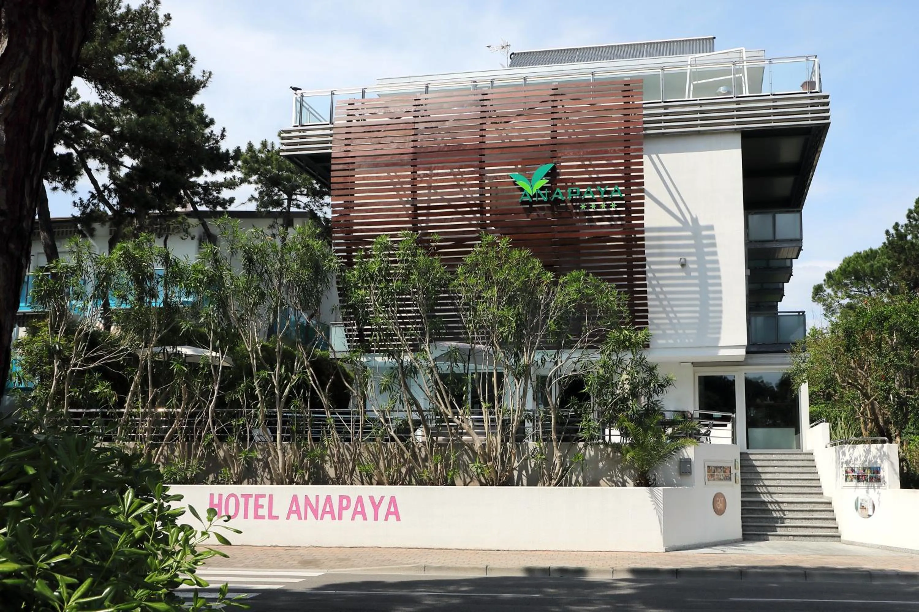 Quiet street view in Hotel Anapaya