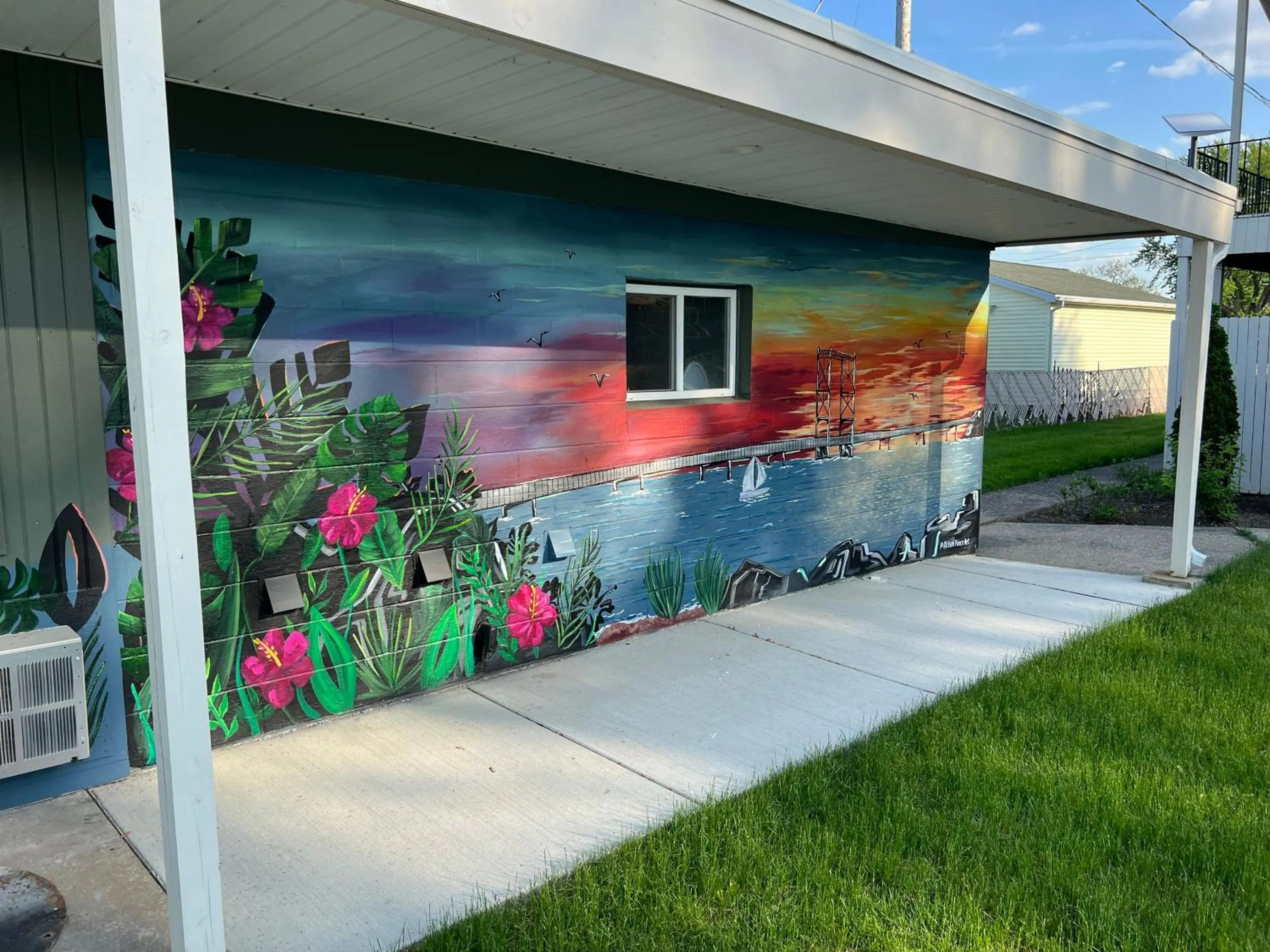 Property building in The Cedar Motel