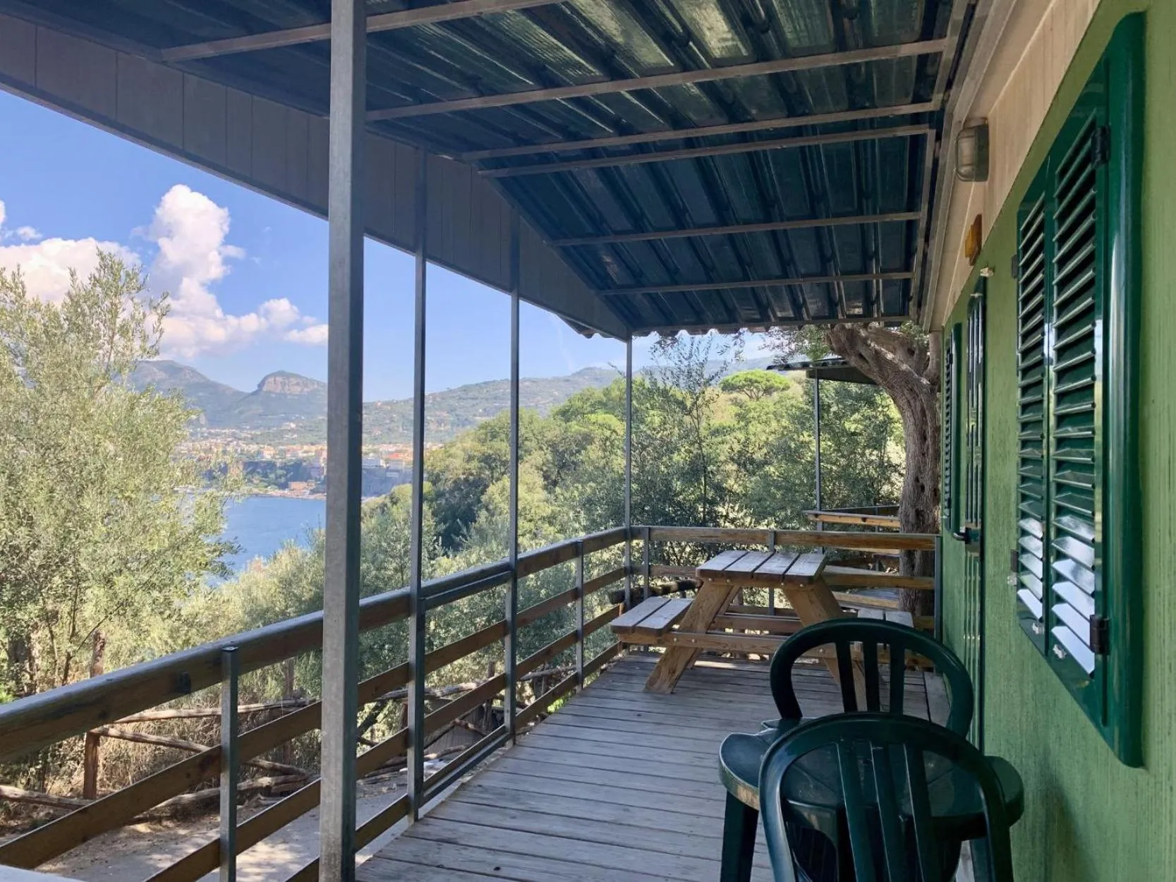 Patio in Village Camping Santa Fortunata - Campogaio