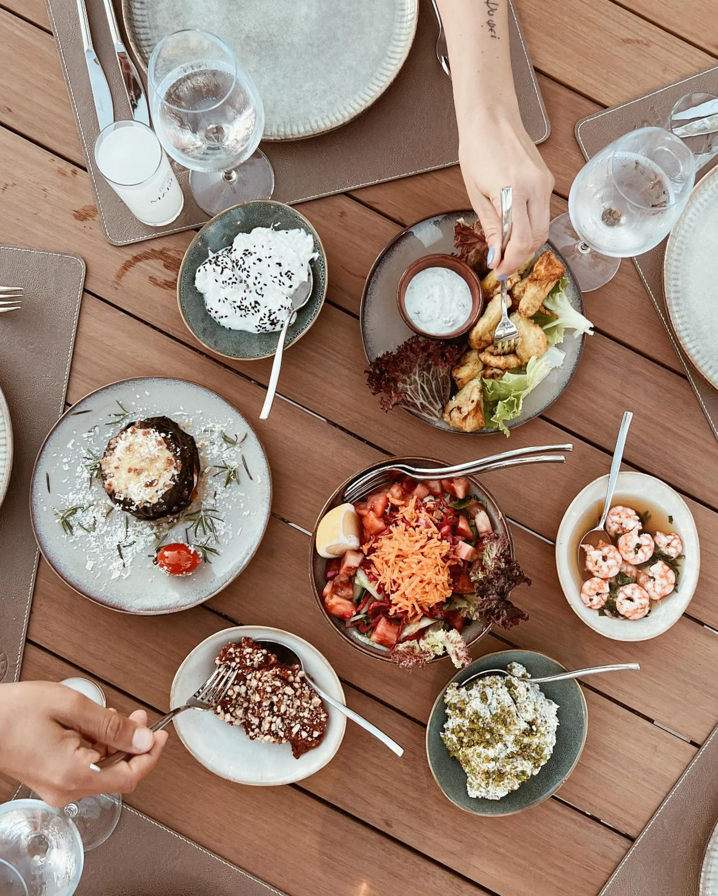 Food close-up, Lunch and Dinner in Rammos Hotel Bodrum - Special Class