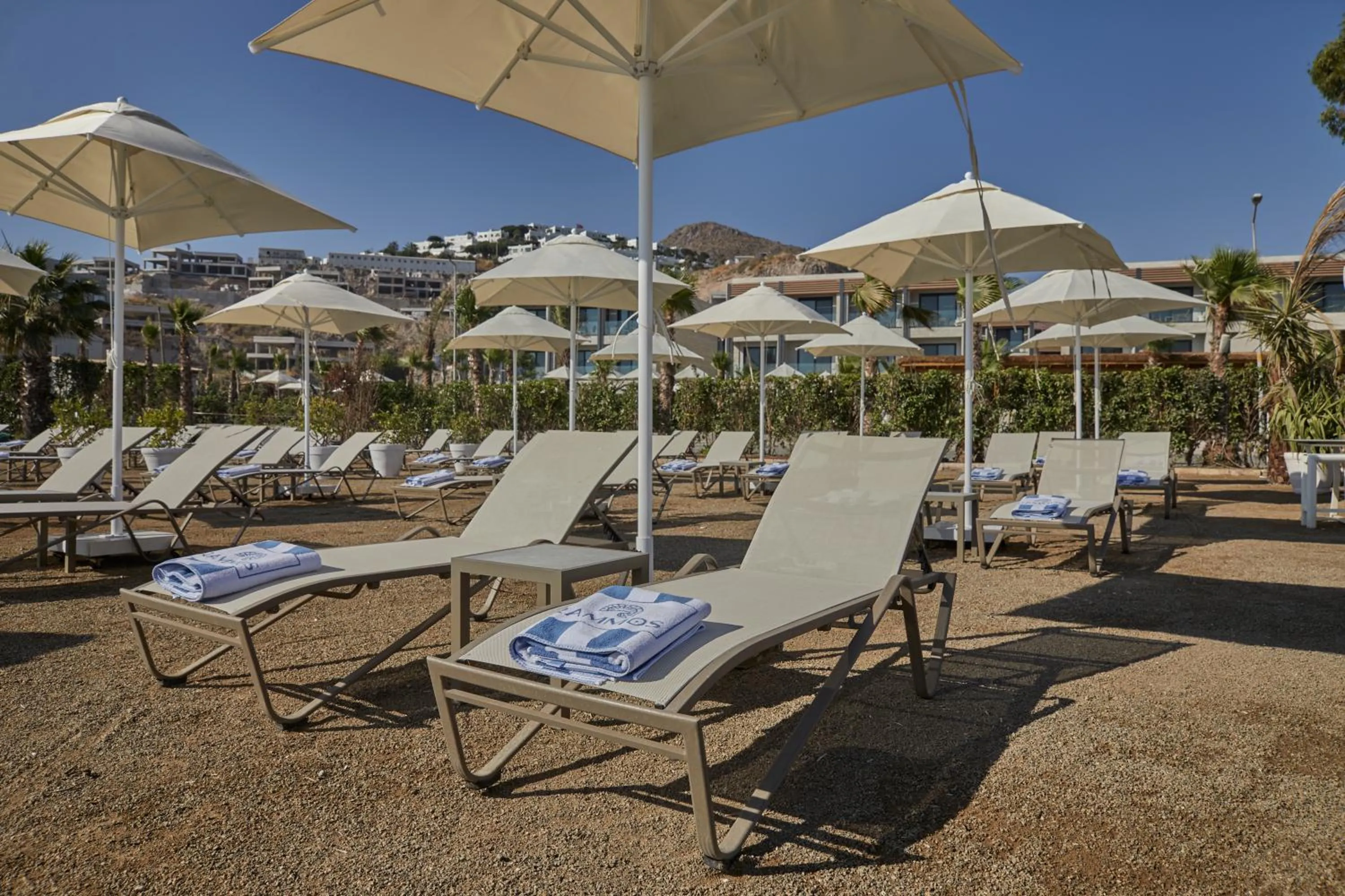 sunbed, Beach in Rammos Hotel Bodrum - Special Class