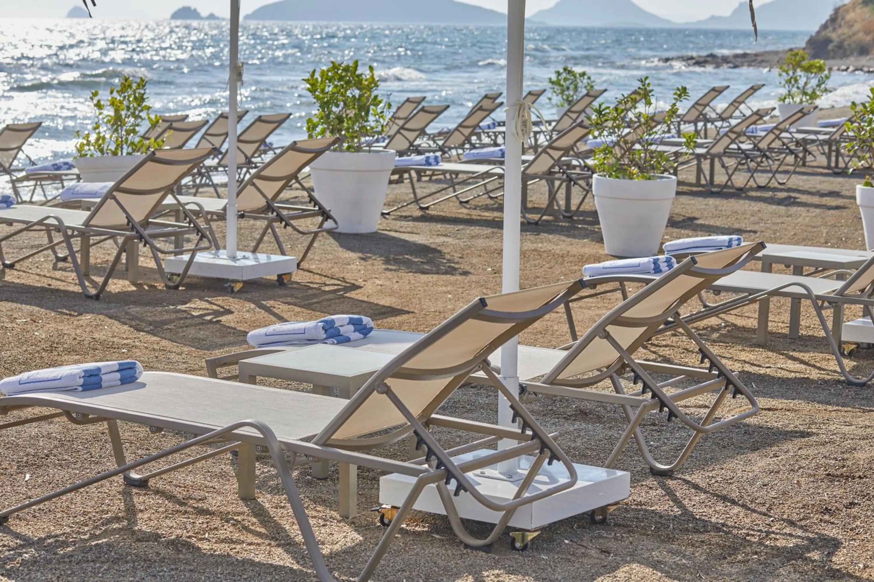 Garden, Beach in Rammos Hotel Bodrum - Special Class
