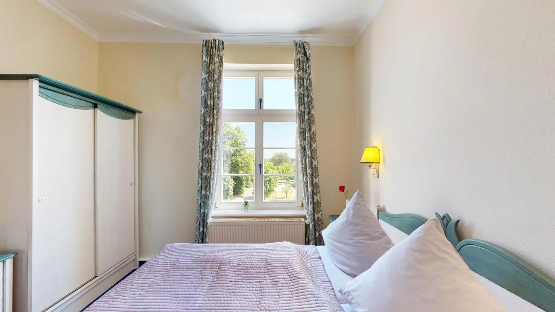 Bed in Landhotel Schloss Daschow