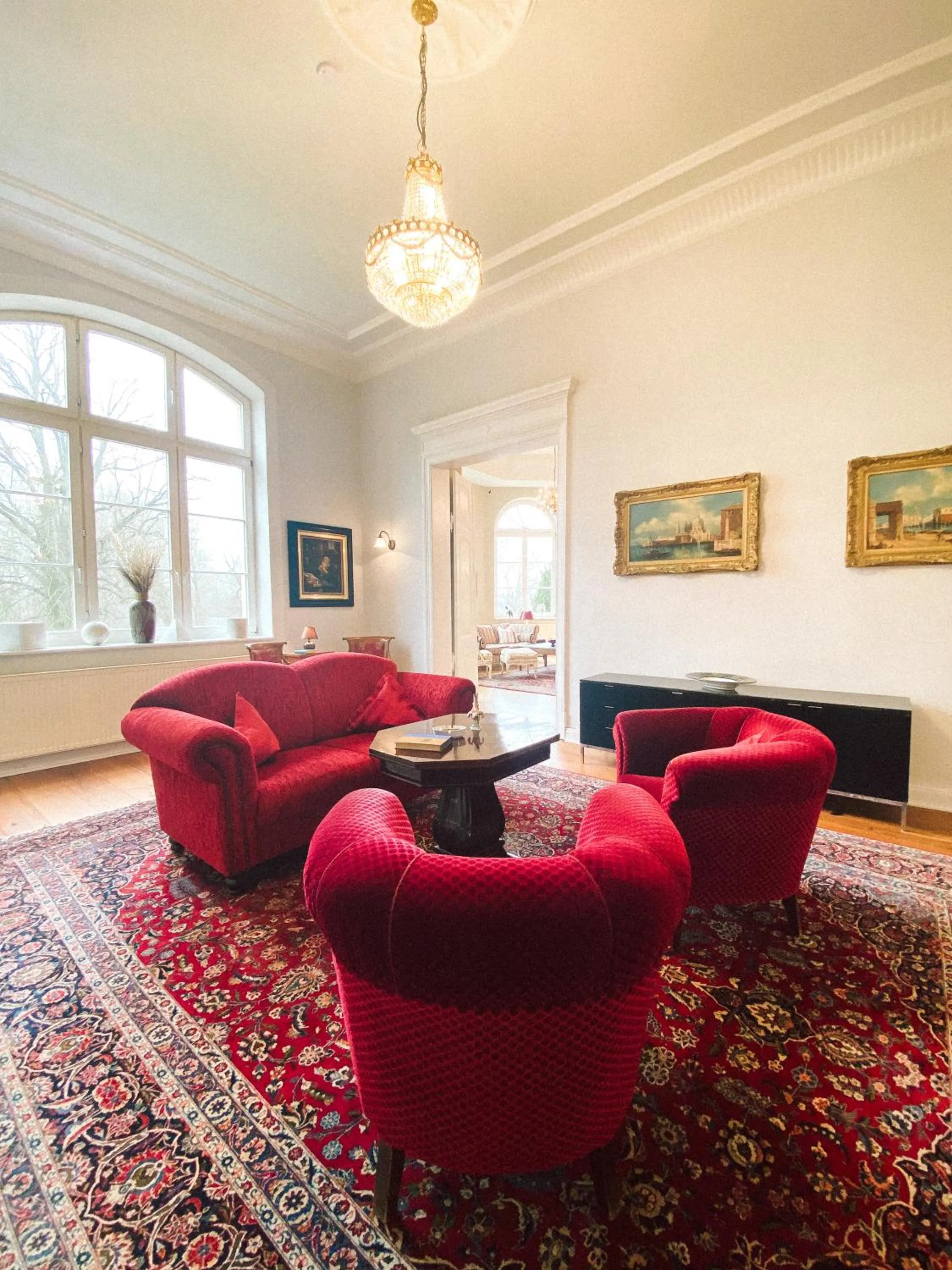 Library in Landhotel Schloss Daschow