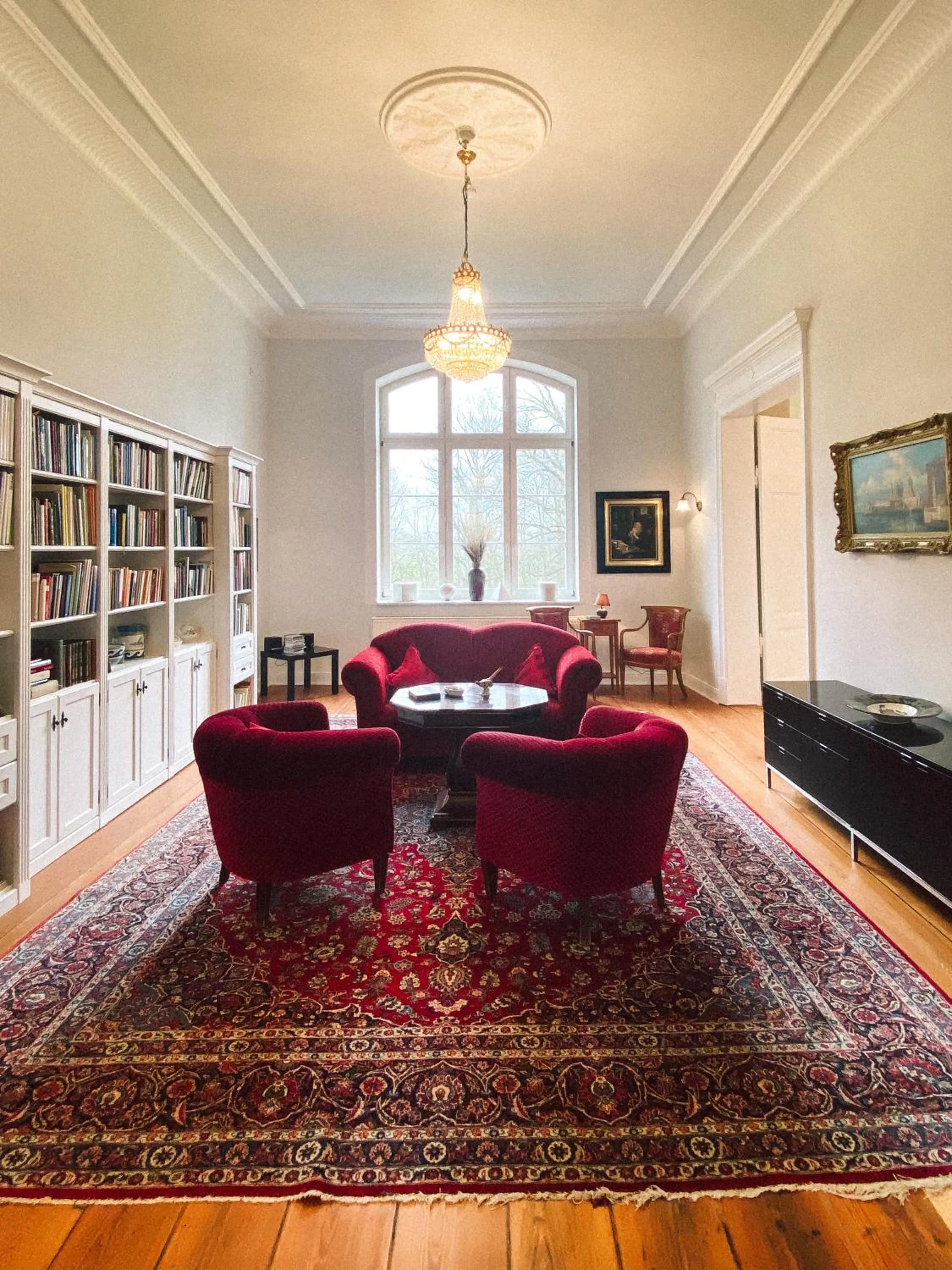 Library in Landhotel Schloss Daschow