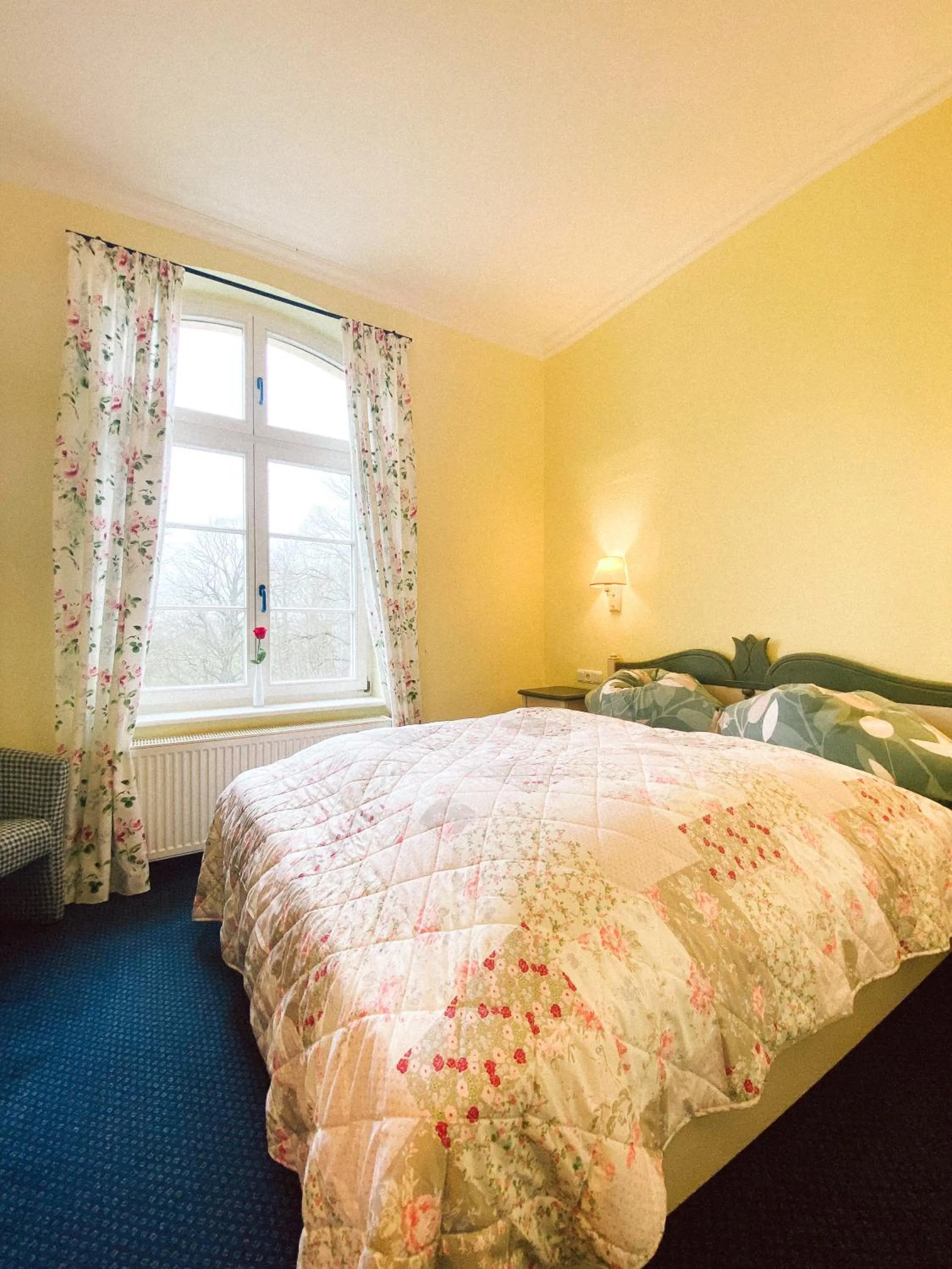 Bed in Landhotel Schloss Daschow