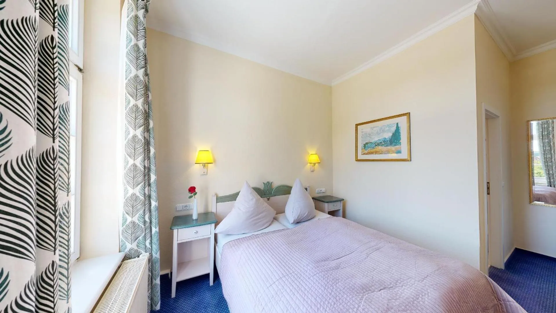 Bed in Landhotel Schloss Daschow