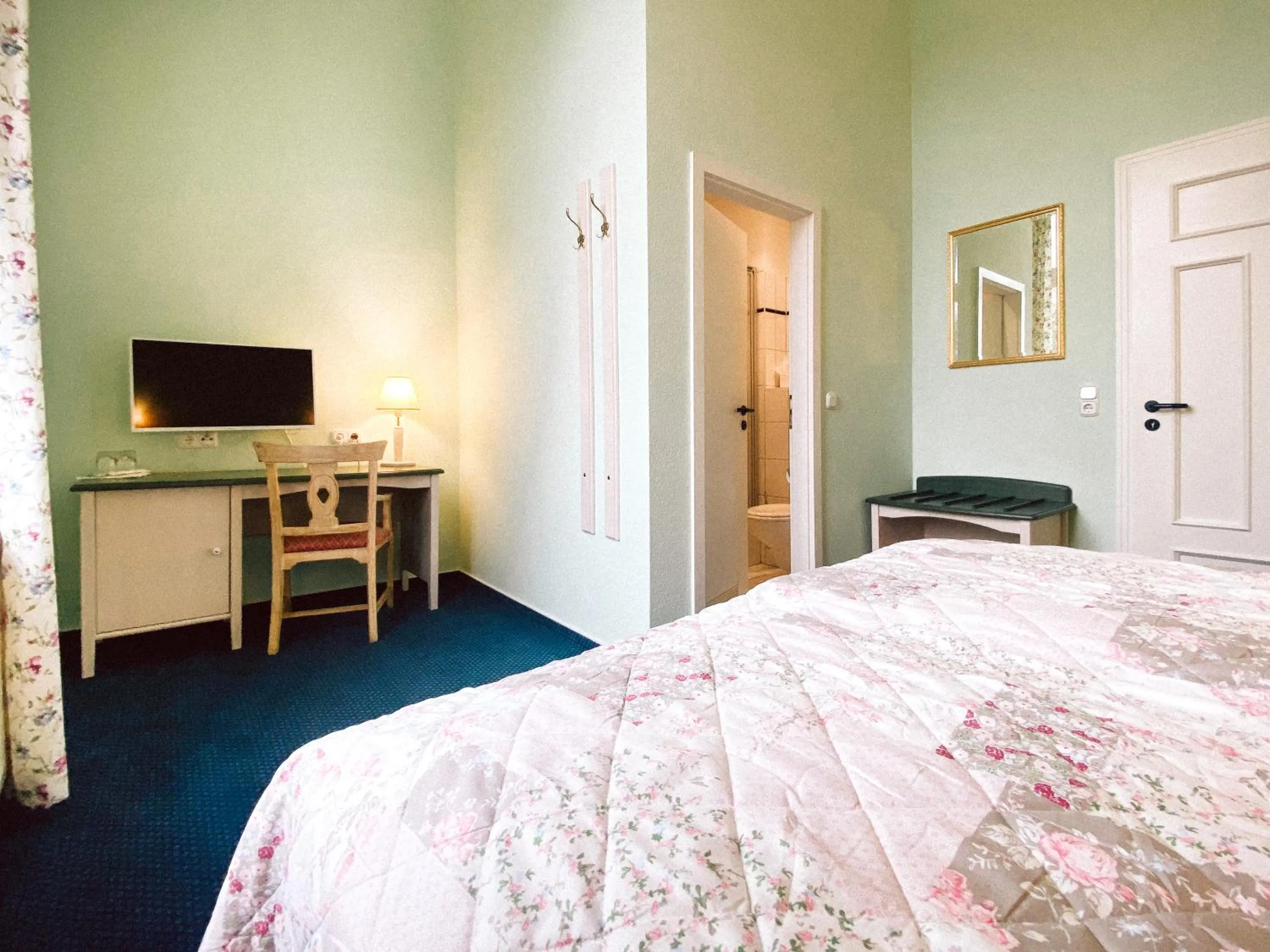 Bed in Landhotel Schloss Daschow