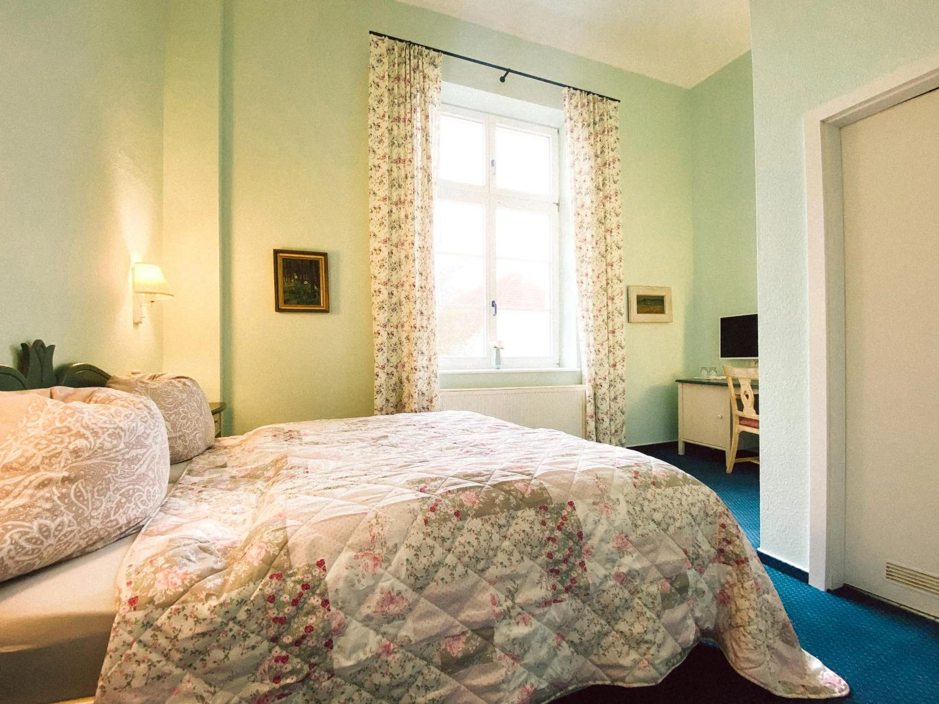 Bed in Landhotel Schloss Daschow