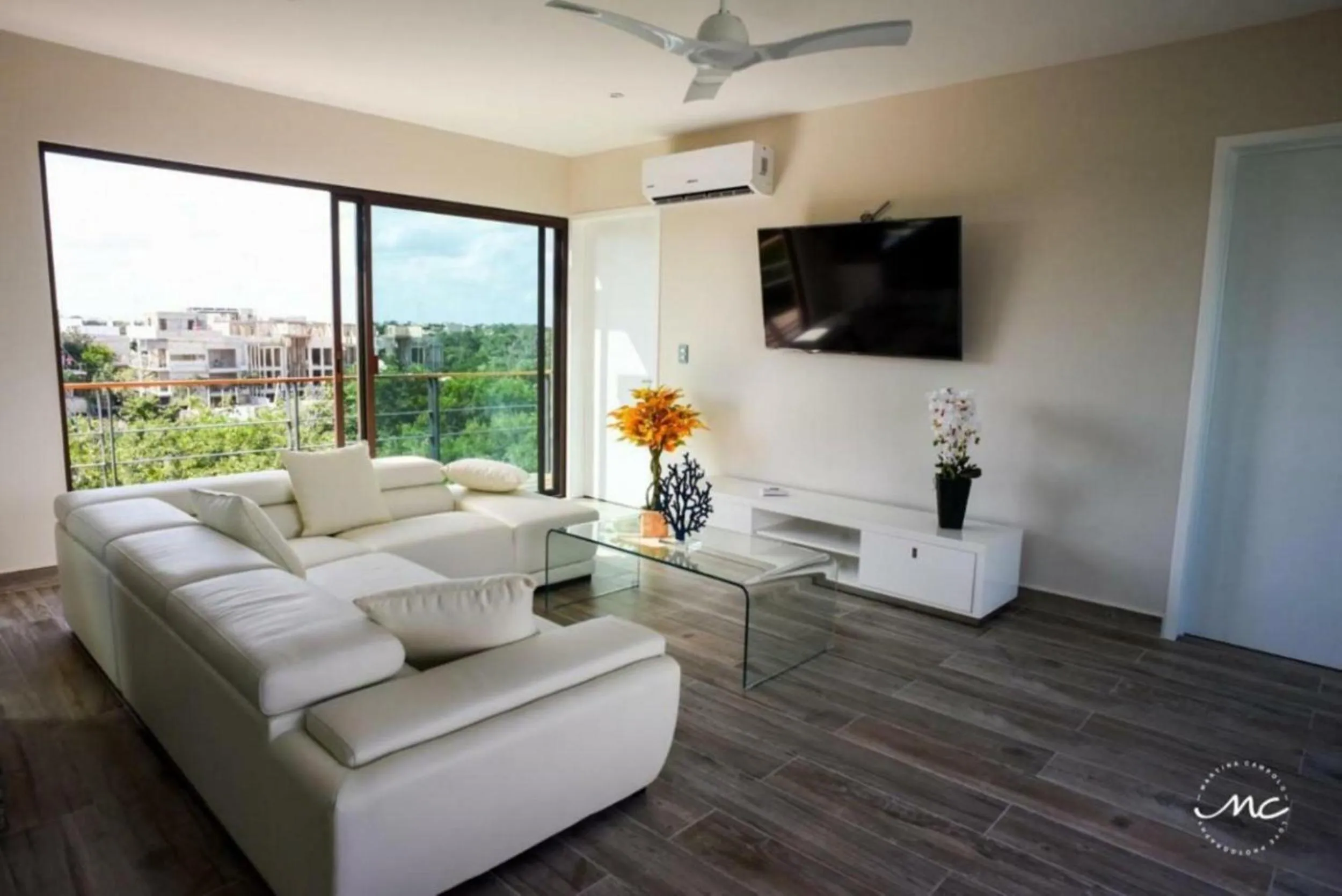 Living room in Penthouse Blue Luxury La Veleta