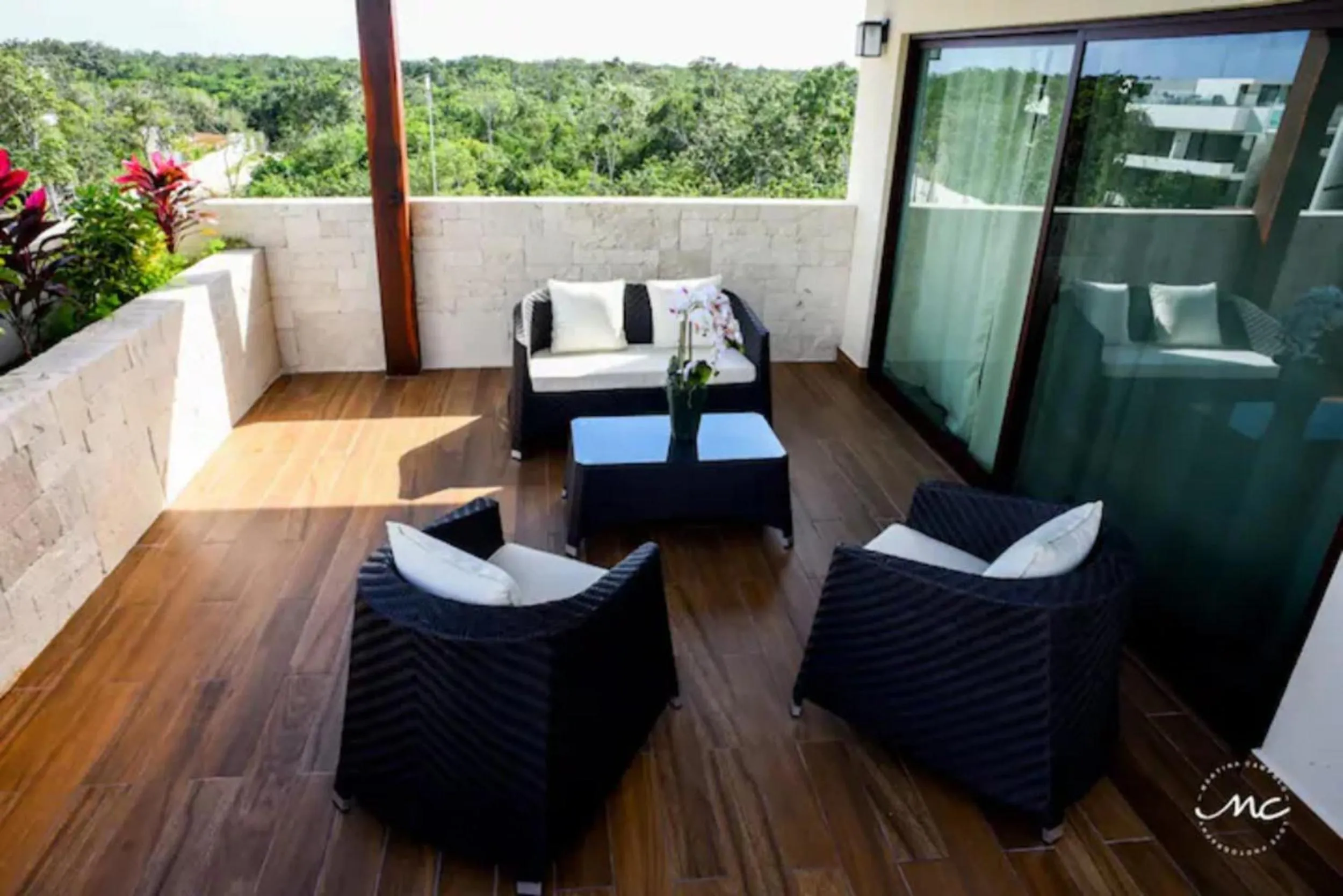 Balcony/Terrace in Penthouse Blue Luxury La Veleta