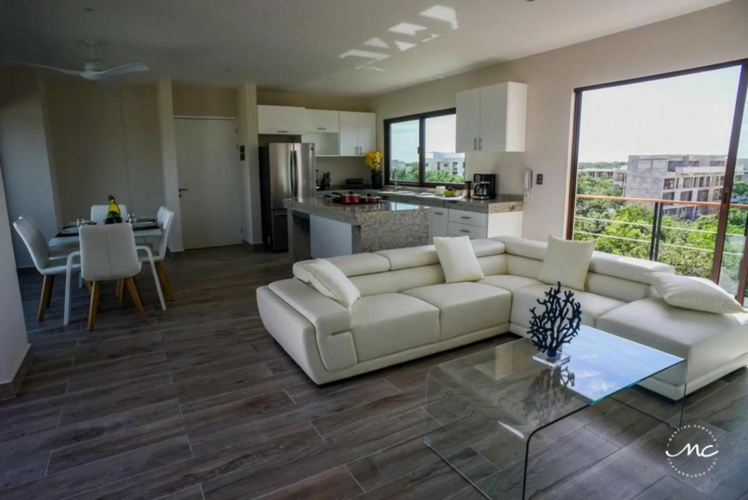 Living room in Penthouse Blue Luxury La Veleta