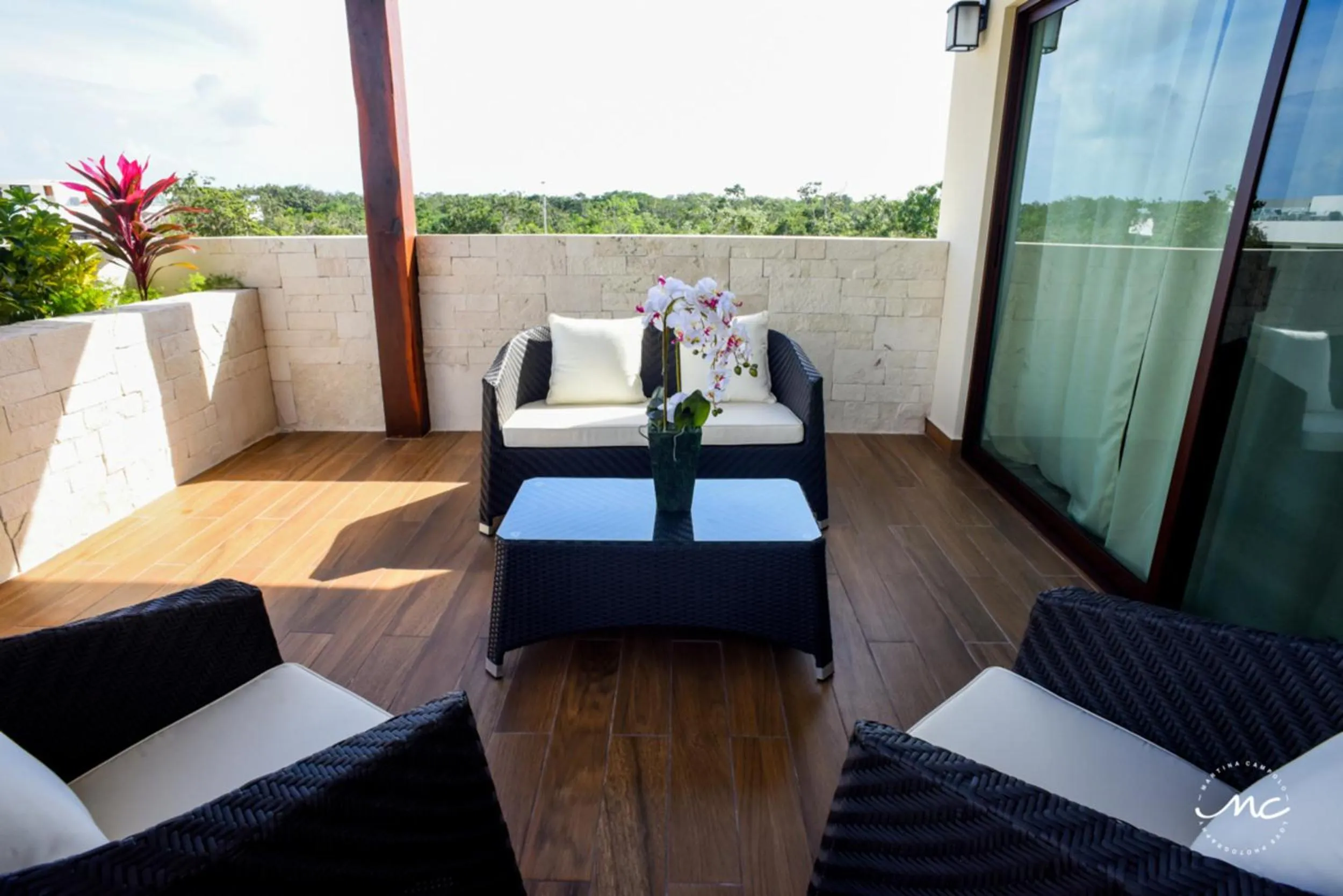 Balcony/Terrace in Penthouse Blue Luxury La Veleta