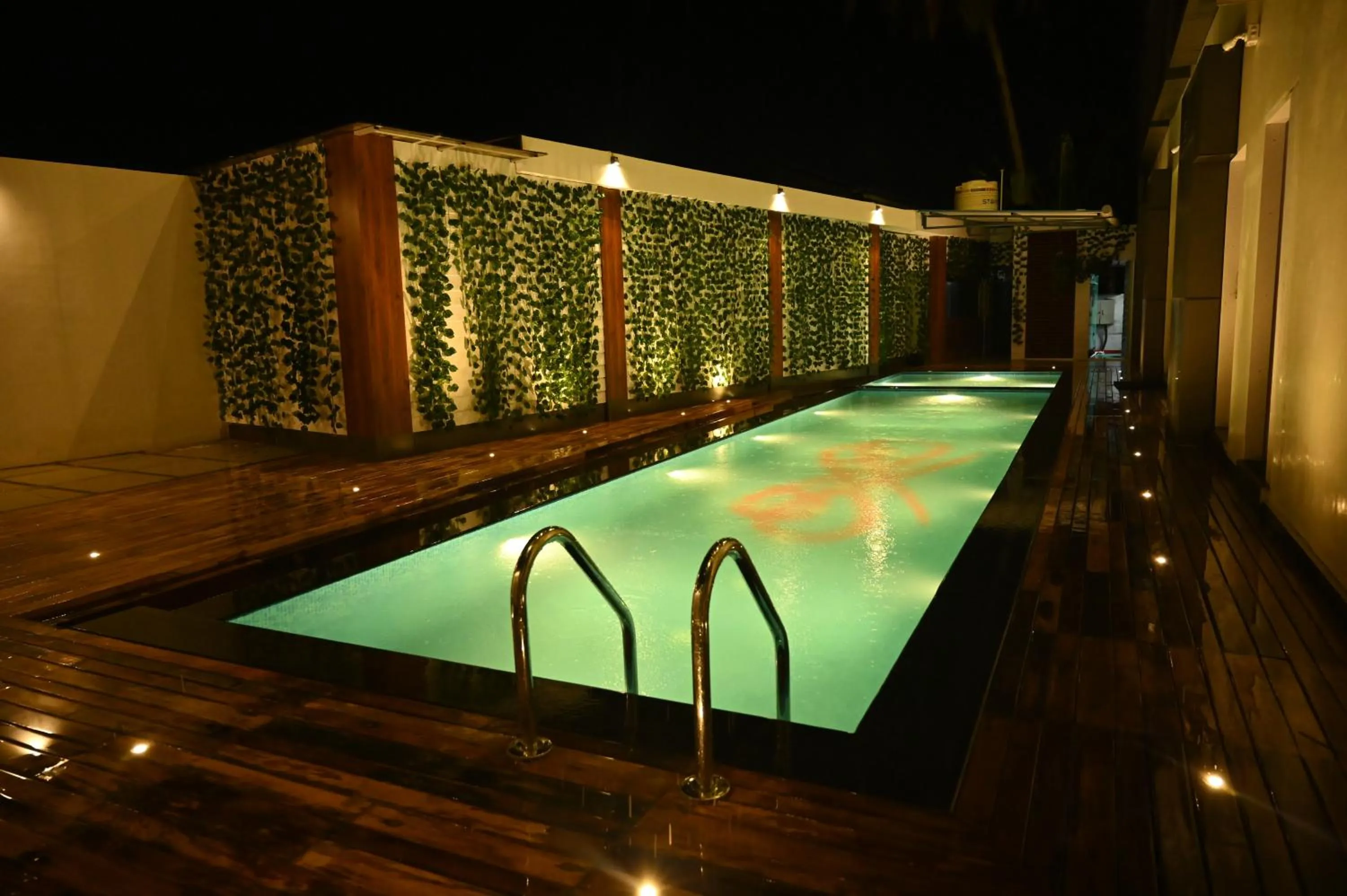 Pool view in Kalki Hotel