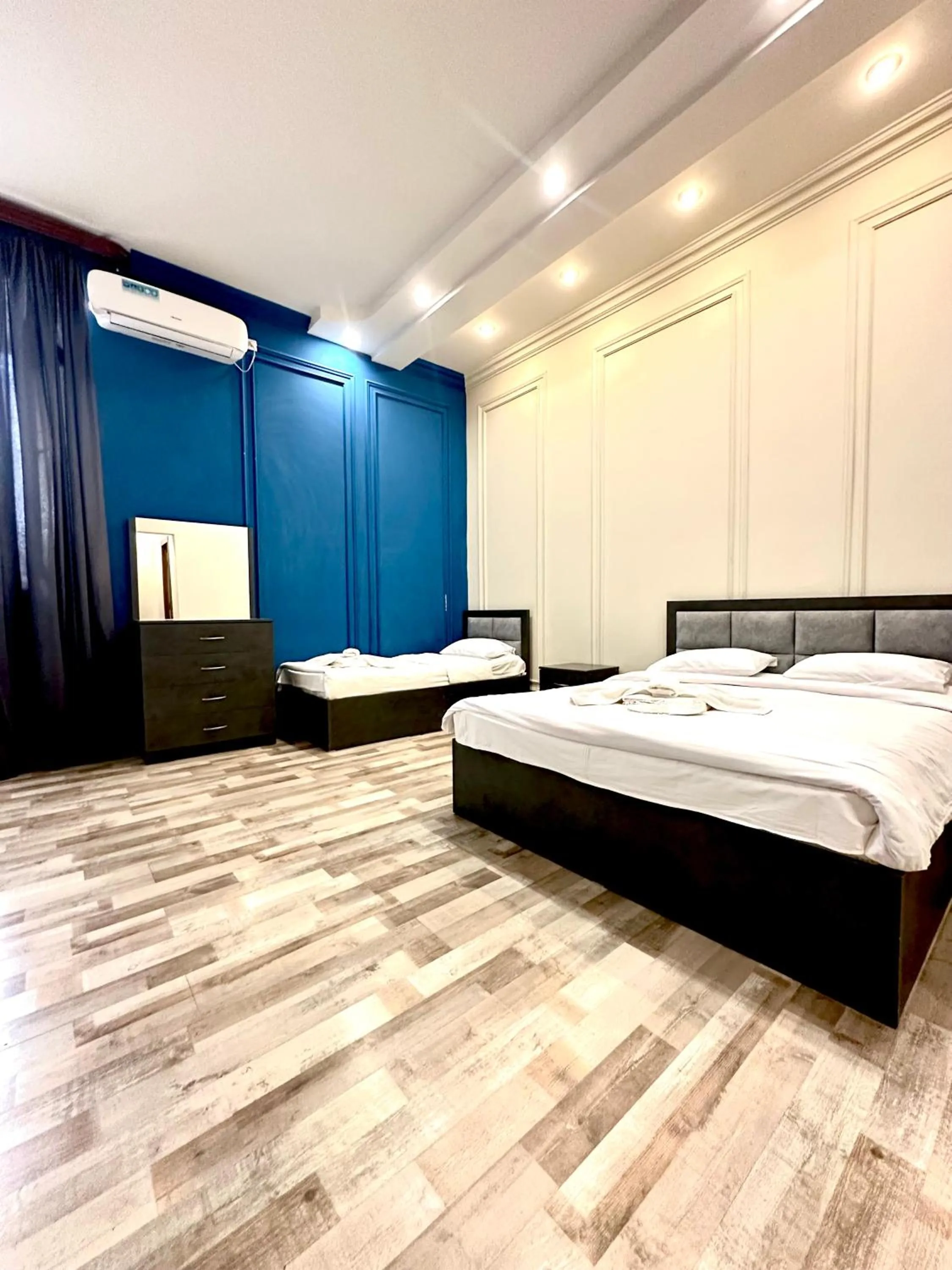 Bed in NEW BELLA HOTEL