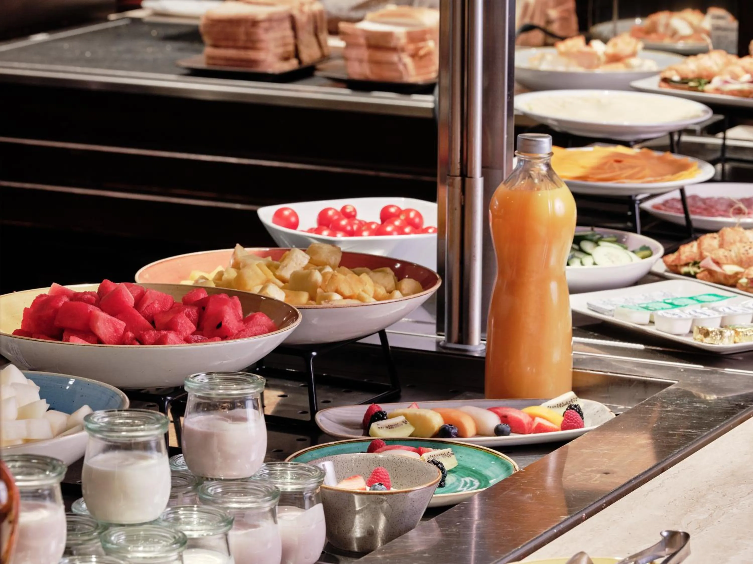 Buffet breakfast in Crowne Plaza Milan - Malpensa Airport by IHG
