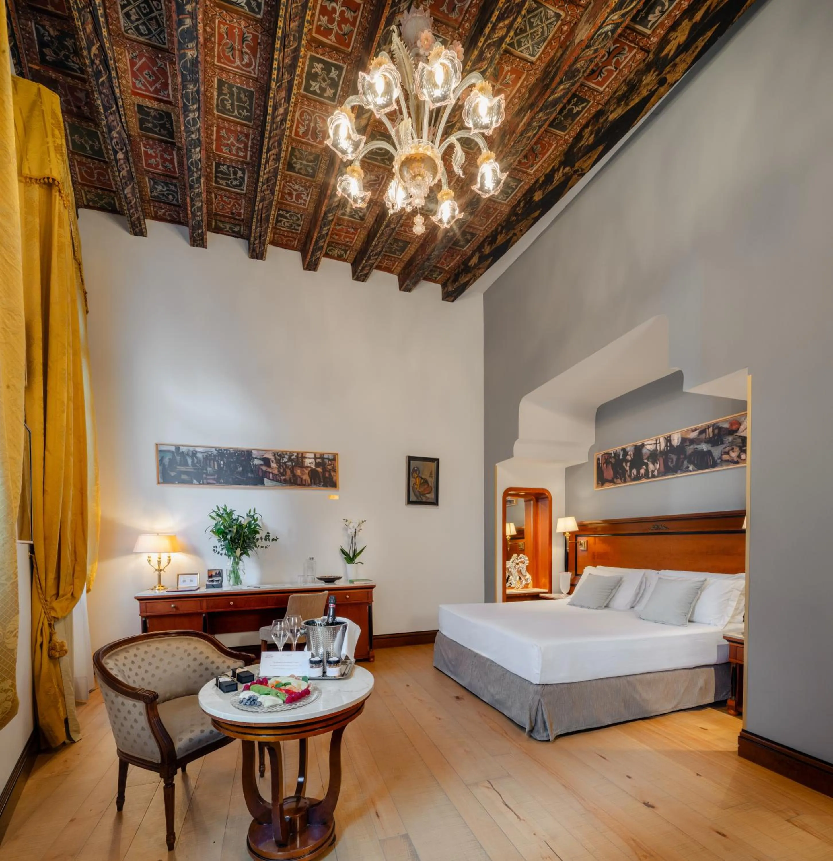 Photo of the whole room, Bed in All’Angelo Art Hotel