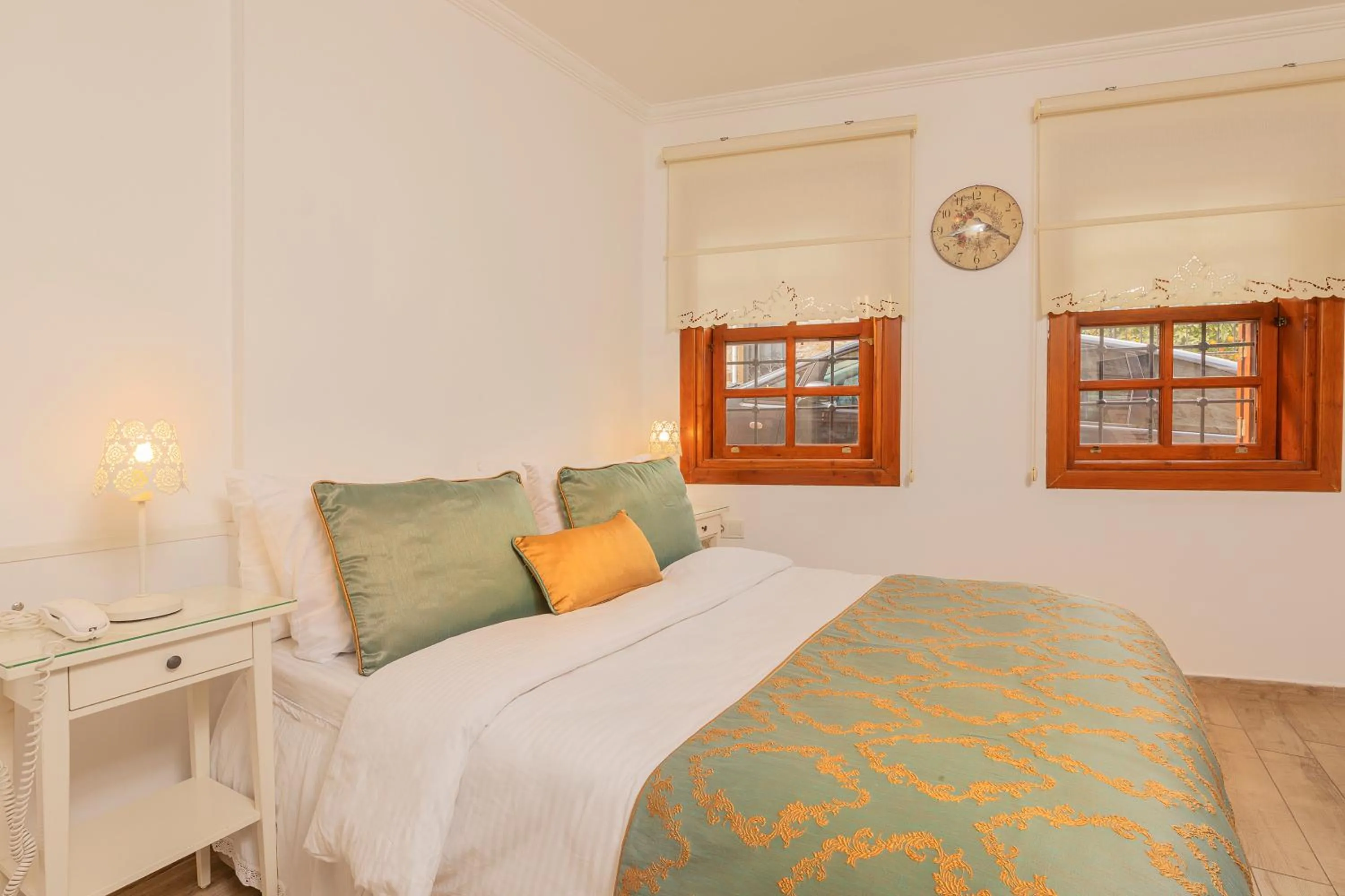 Bed in Zemira Garden Hotel